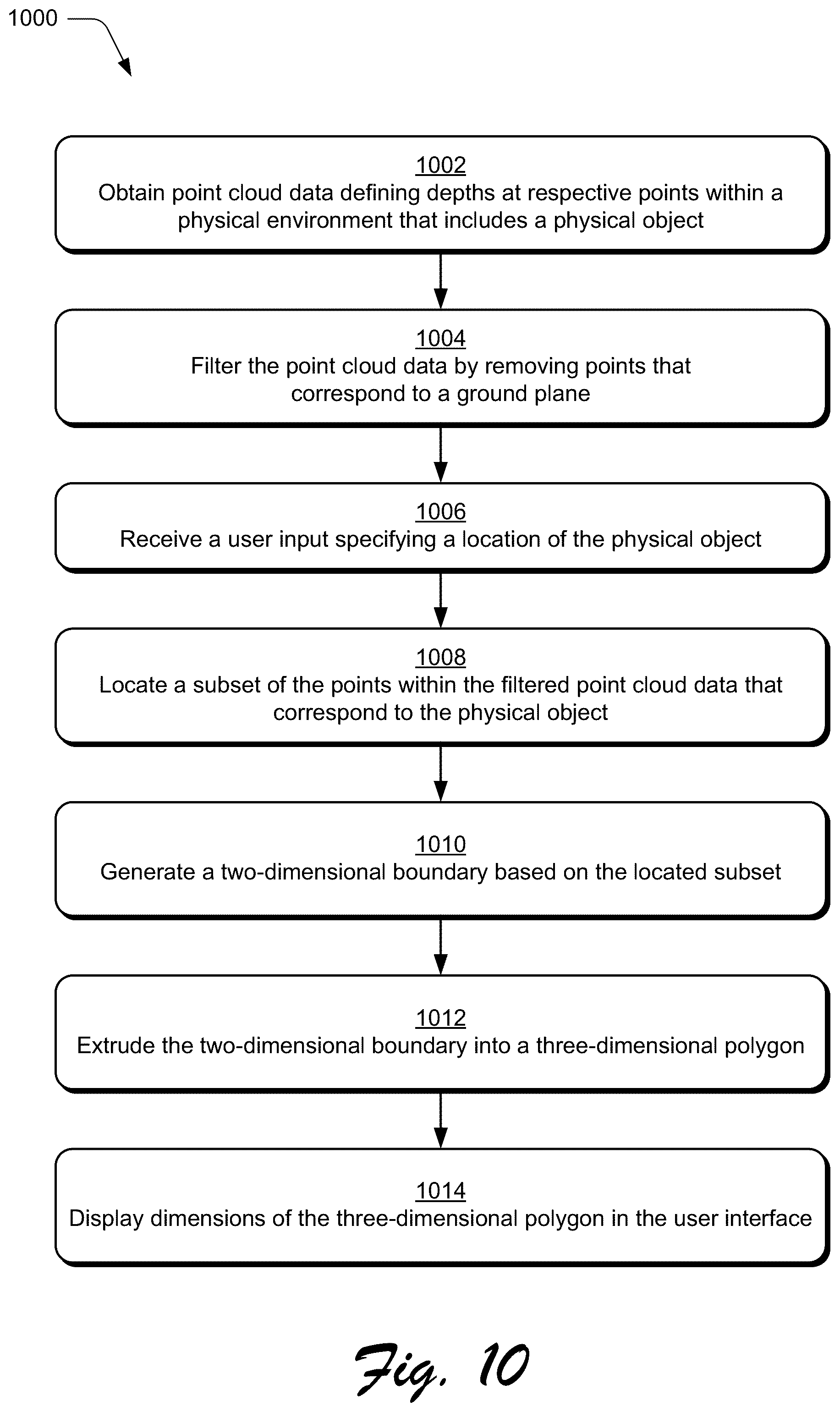 Patent US12367590 Figure 8 – Physical object boundary detection techniques and systems