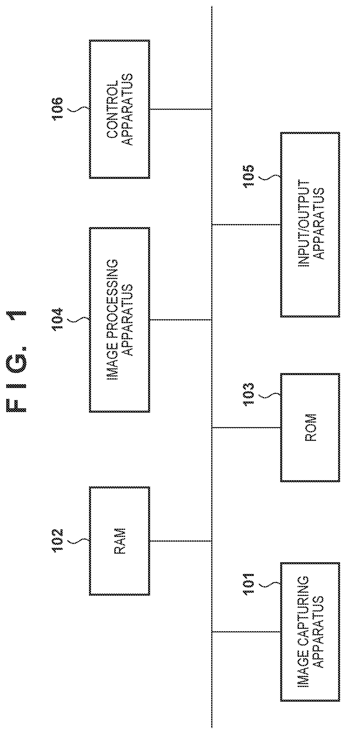 Patent US12367605 — Image processing apparatus, control method thereof, and image capturing apparatus — Figure 1