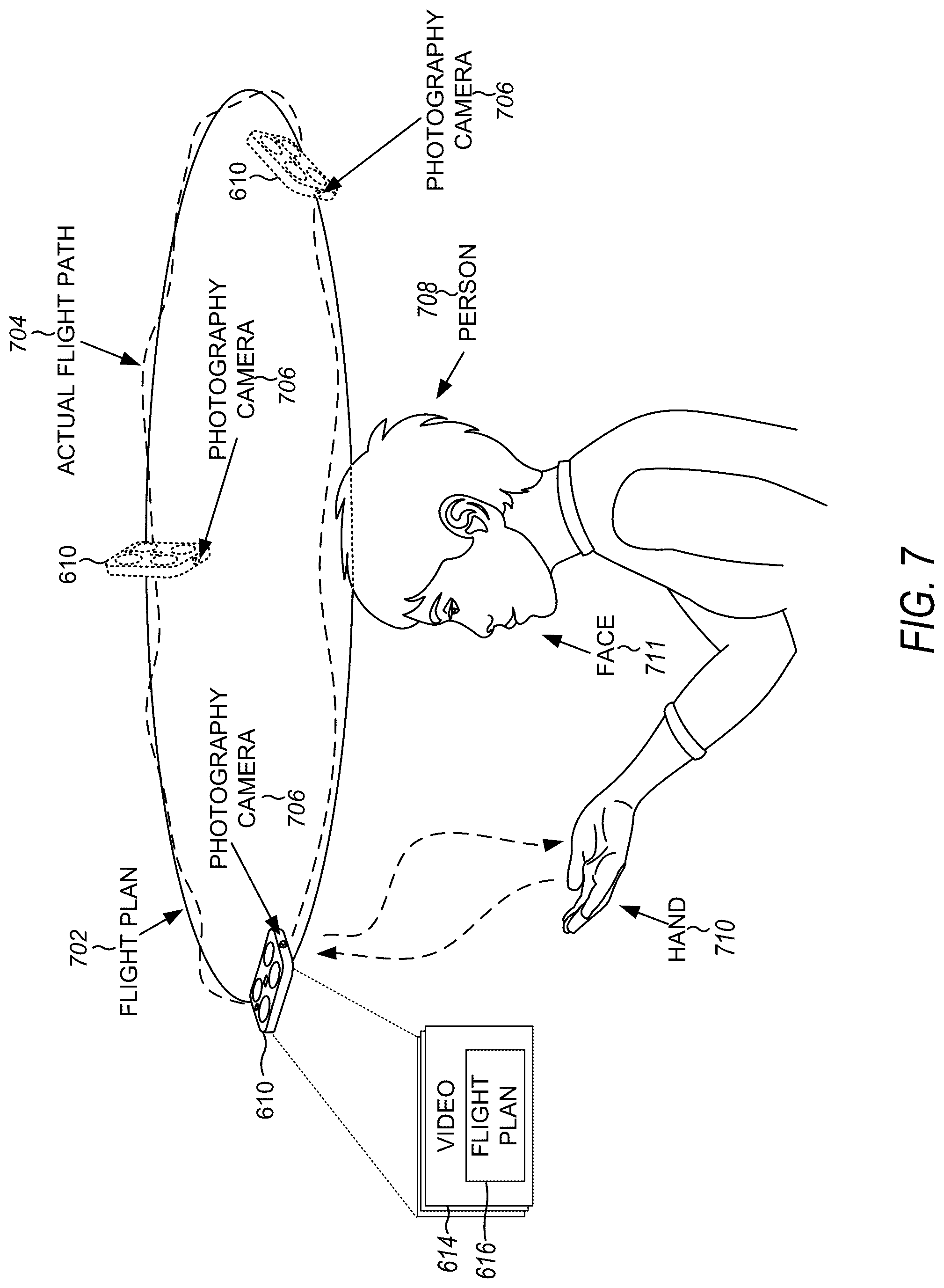 Patent US12367606 Figure 7 – Automatically cropping of landscape videos
