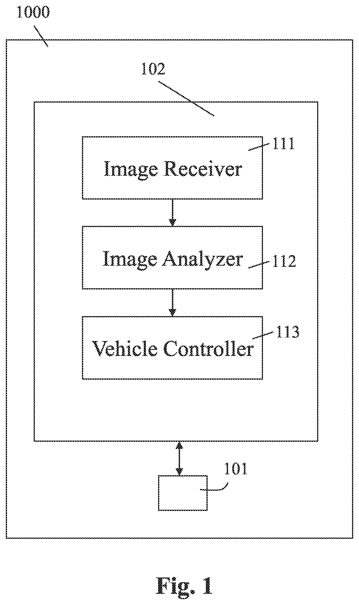 Patent US12367607 — Autonomous vehicle control — Figure 1