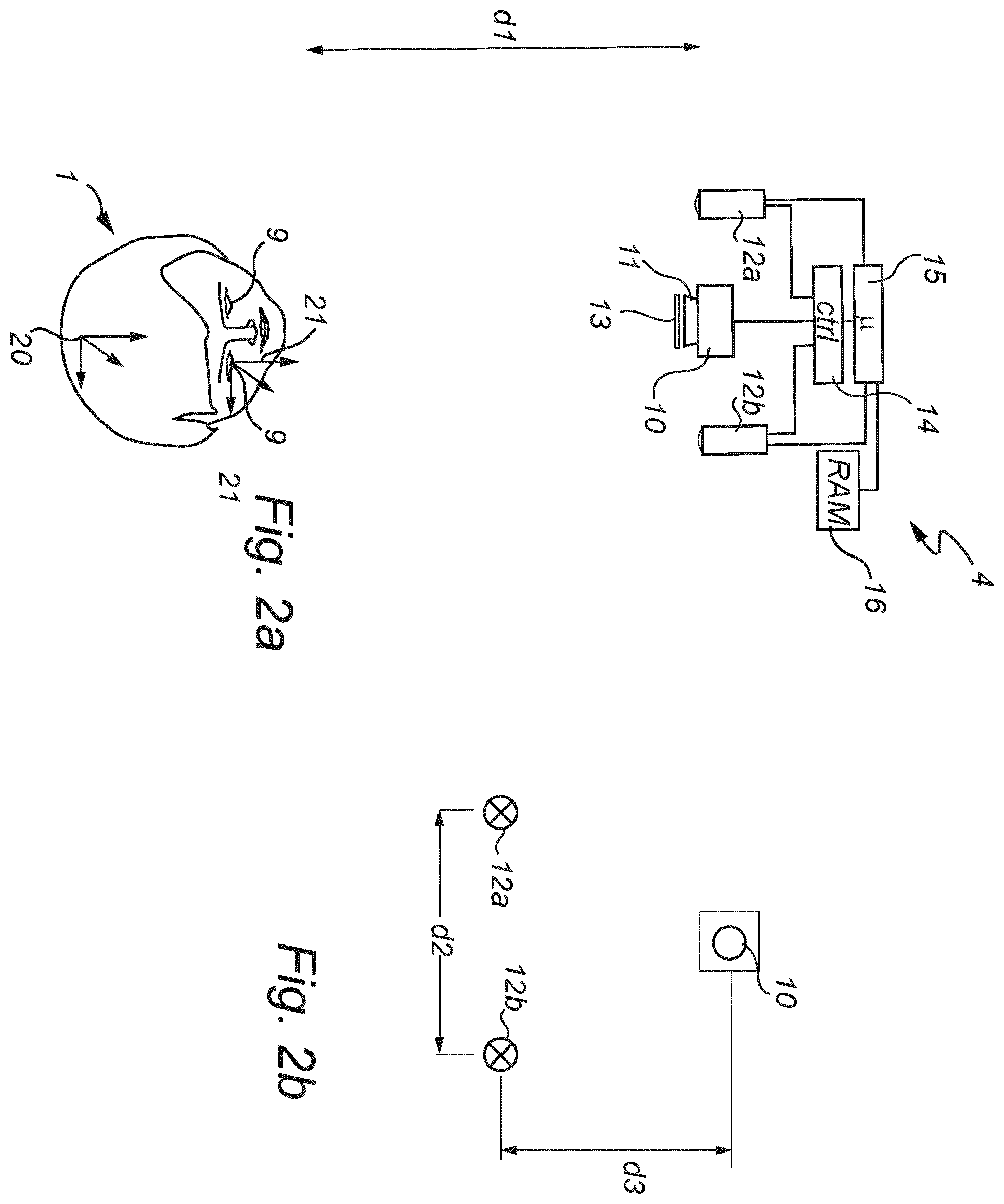 Patent US12367608 Figure 2 – Determination of gaze direction