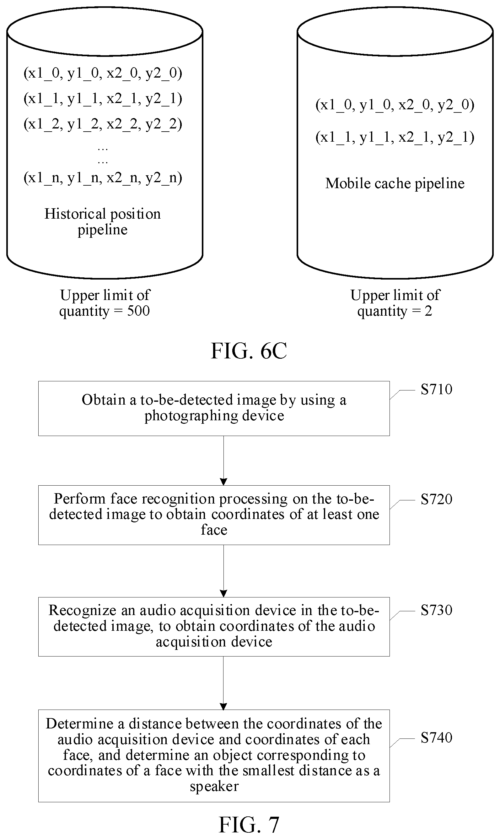 Patent US12367611 Figure 6 – Microphone detection using historical and cache coordinate databases