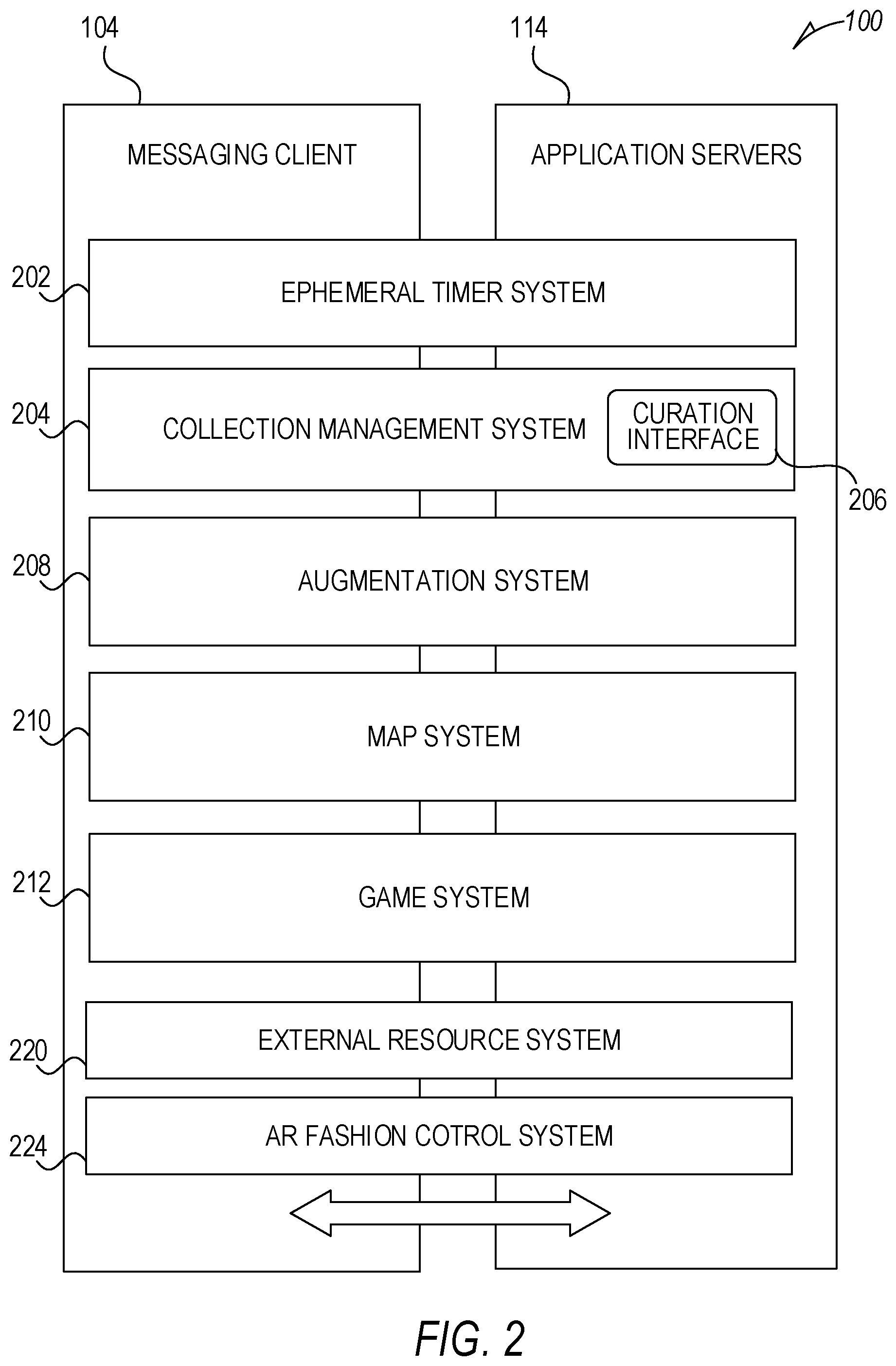 Patent US12367616 Figure 2 – Controlling interactive fashion based on facial expressions