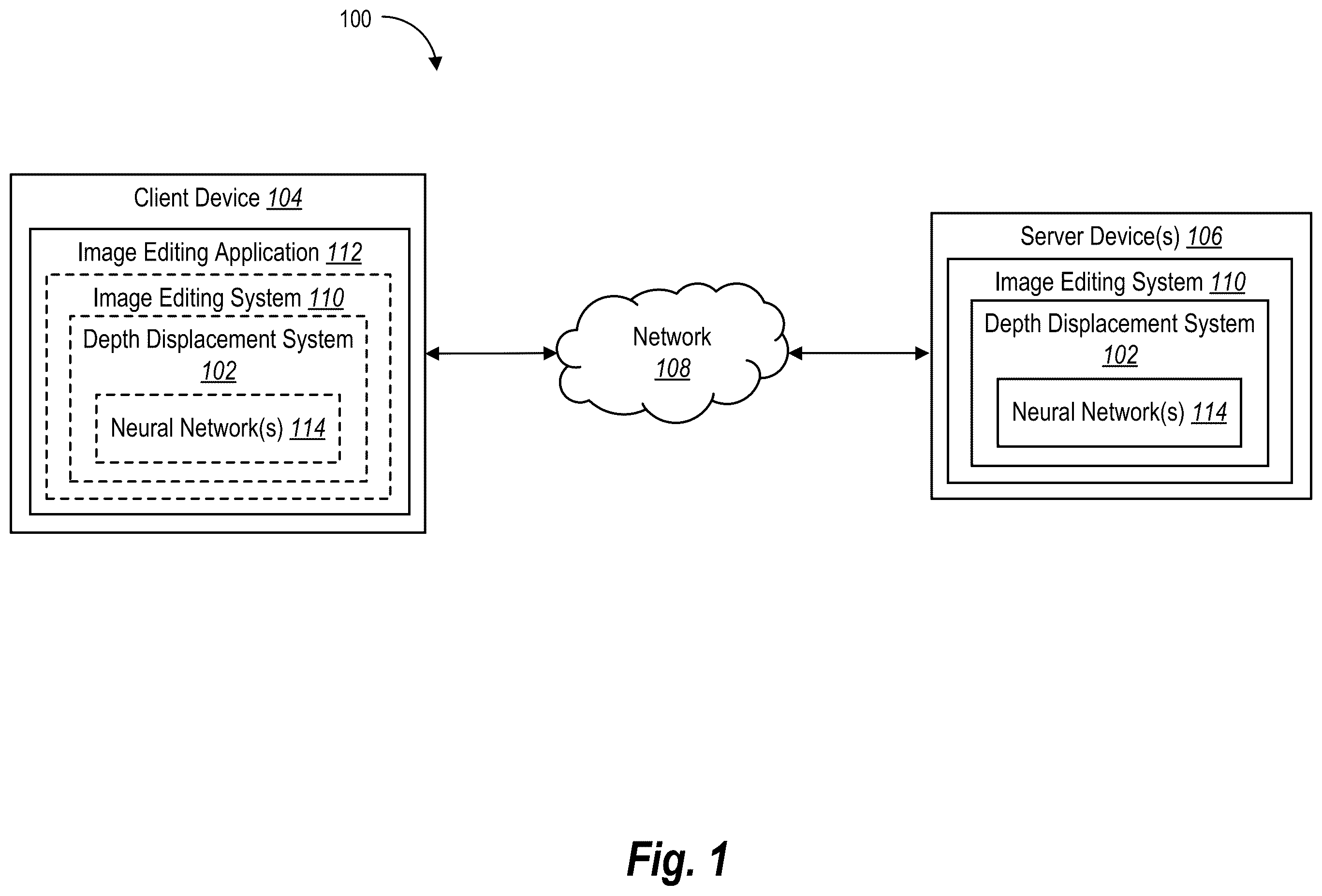 Patent US12367626 Figure 1 – Modifying two-dimensional images utilizing three-dimensional meshes of the two-dimensional images