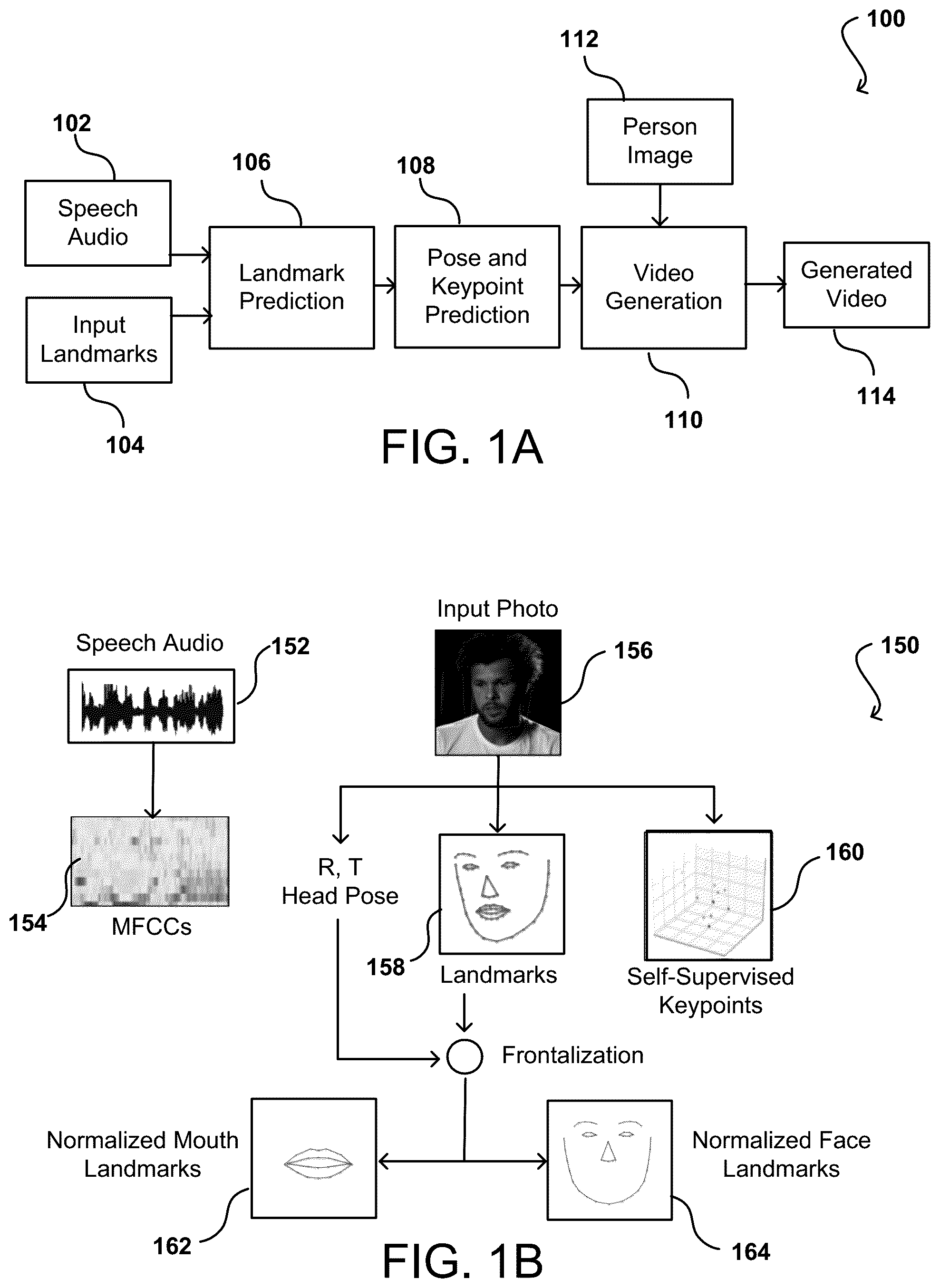 Patent US12367628 Figure 1 – Speech-driven animation using one or more neural networks