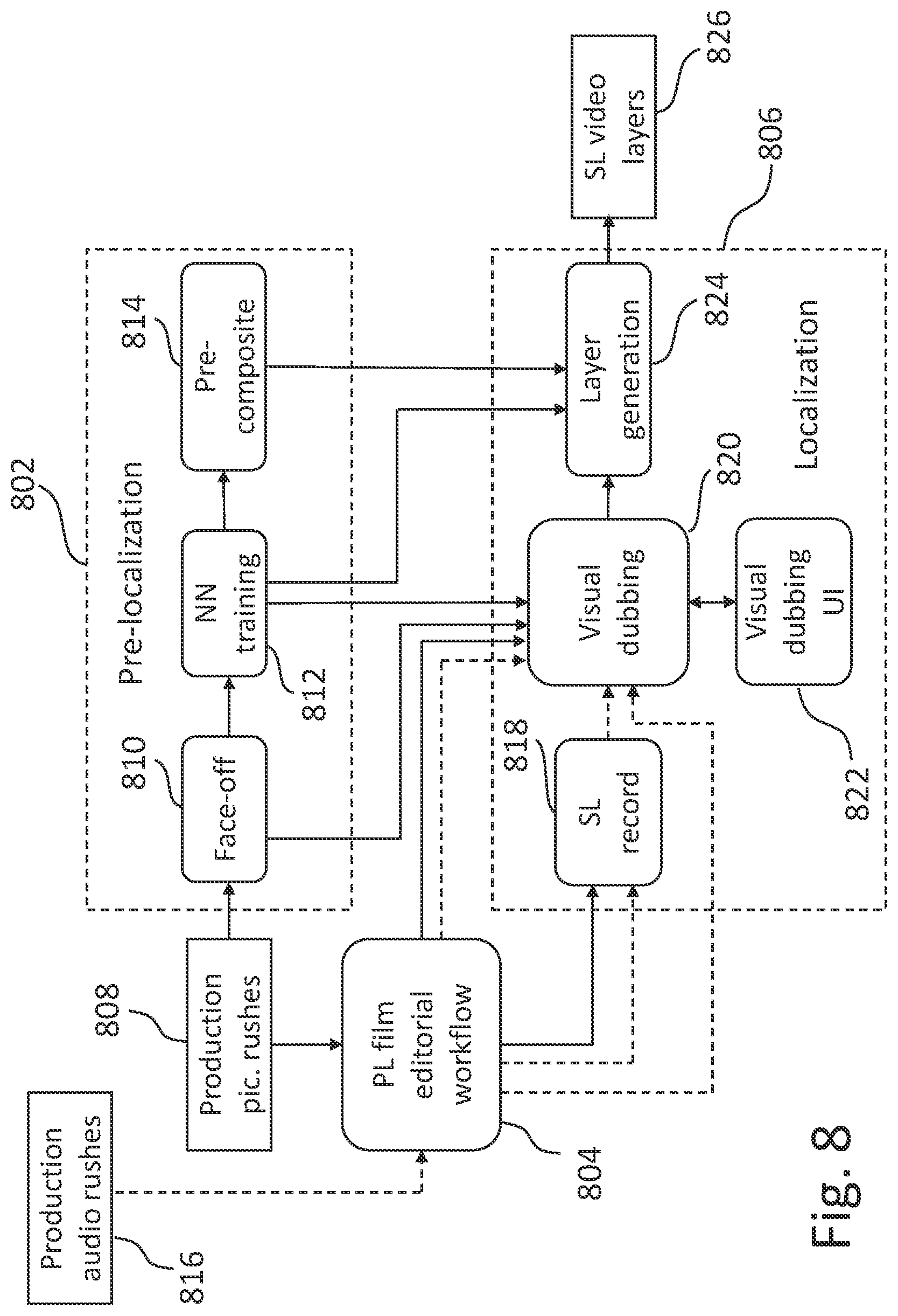 Patent US12367630 Figure 8 – Generative films