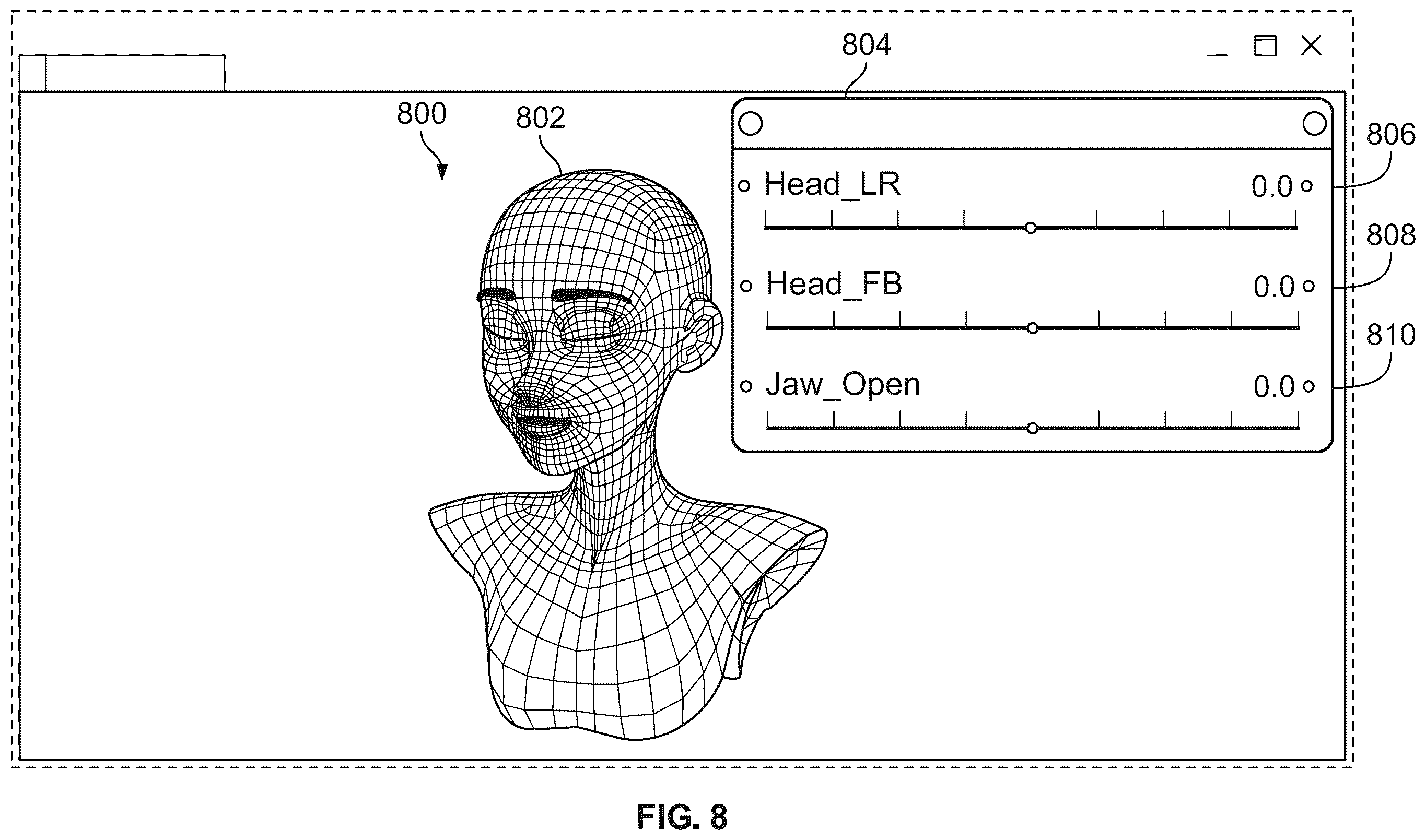 Patent US12367631 Figure 8 – Systems and methods for computer animation using an order of operations deformation engine