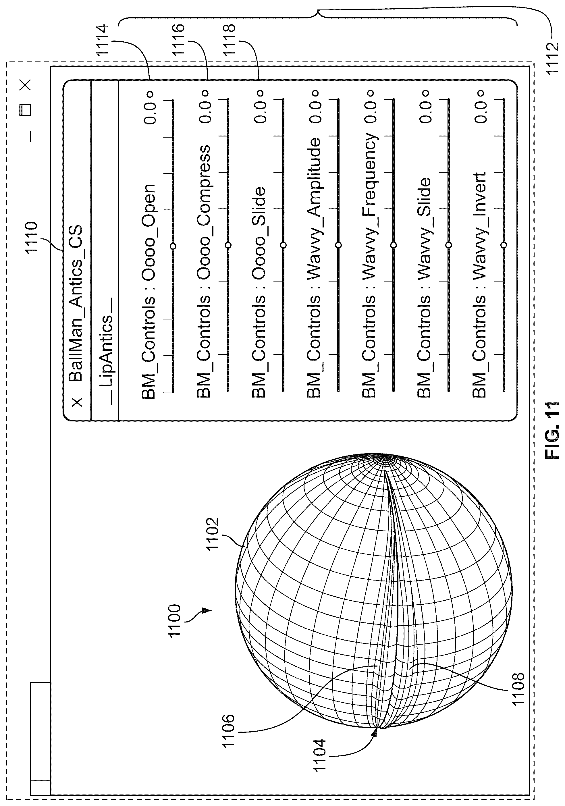 Patent US12367631 Figure 11 – Systems and methods for computer animation using an order of operations deformation engine