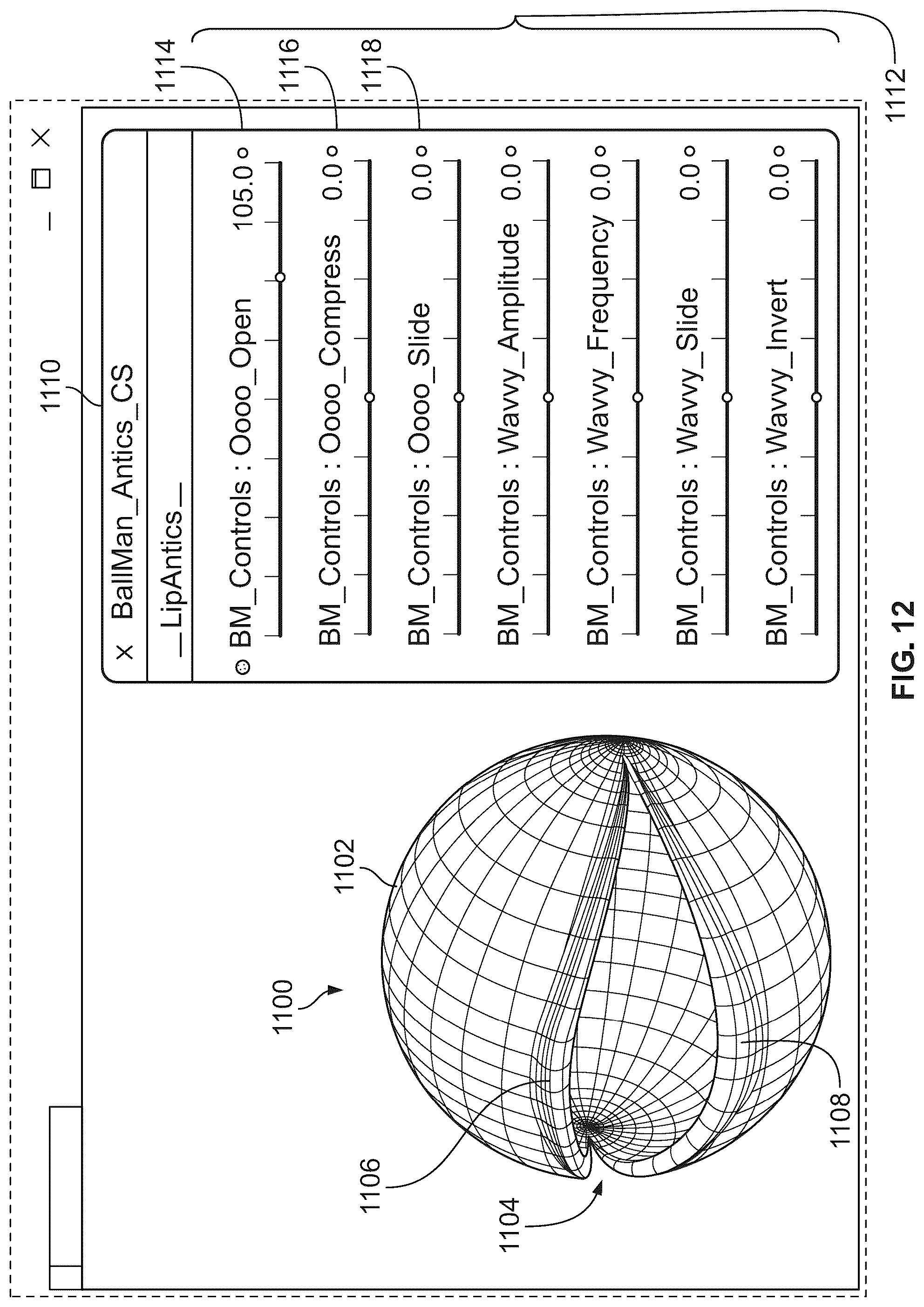 Patent US12367631 Figure 12 – Systems and methods for computer animation using an order of operations deformation engine