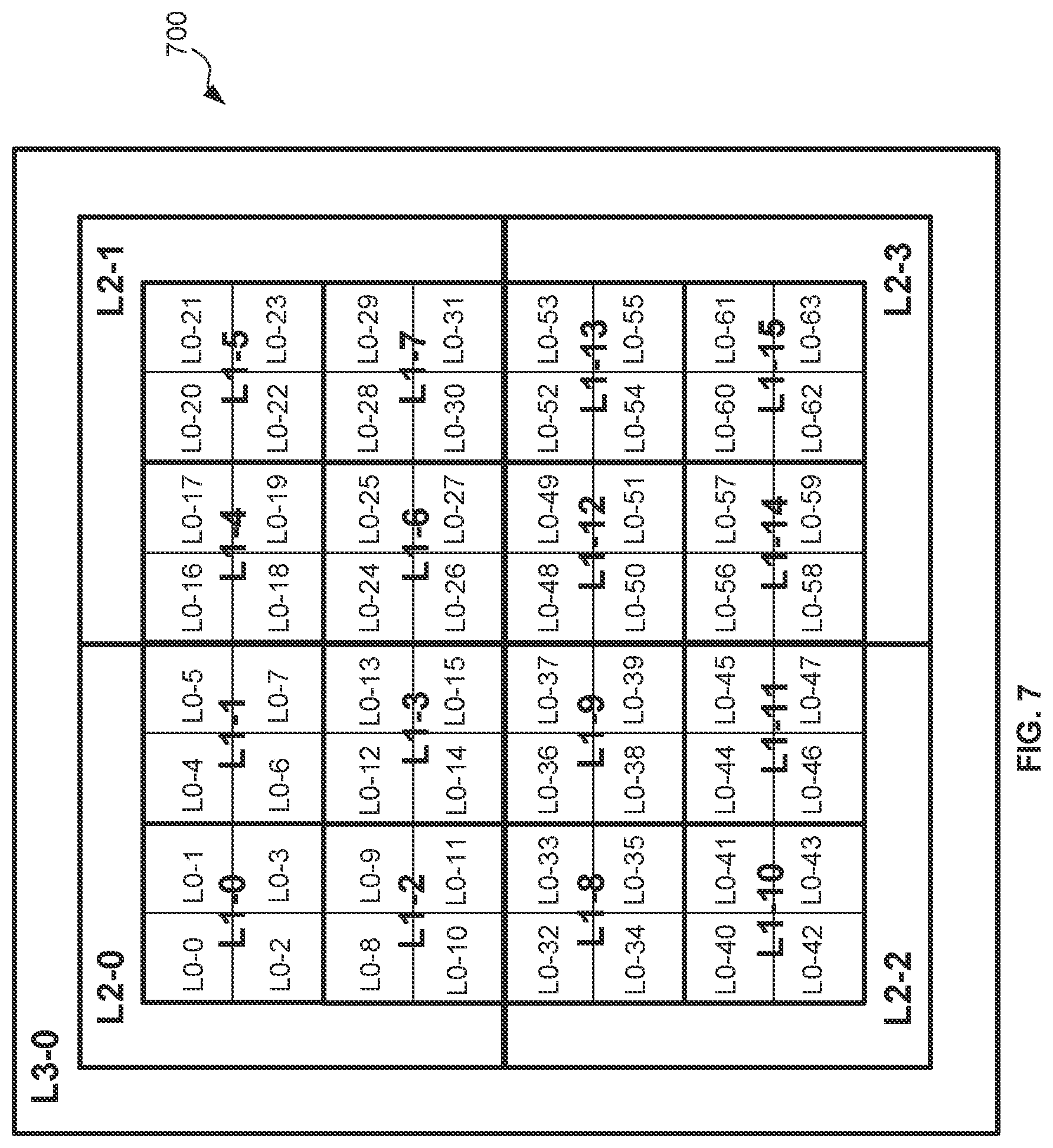Patent US12367633 Figure 7 – Data structures, methods and tiling engines for hierarchically storing tiling information in a graphics processing system