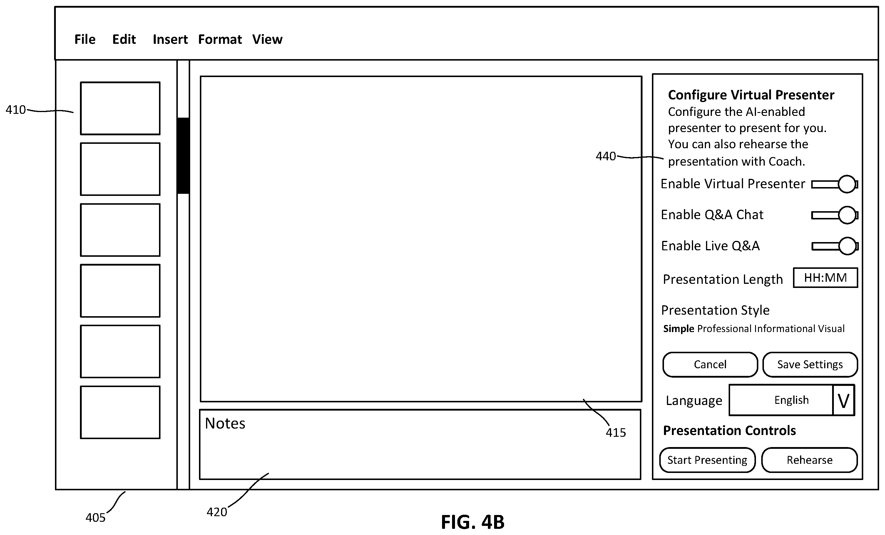 Patent US12367641 Figure 6 – Artificial intelligence driven presenter