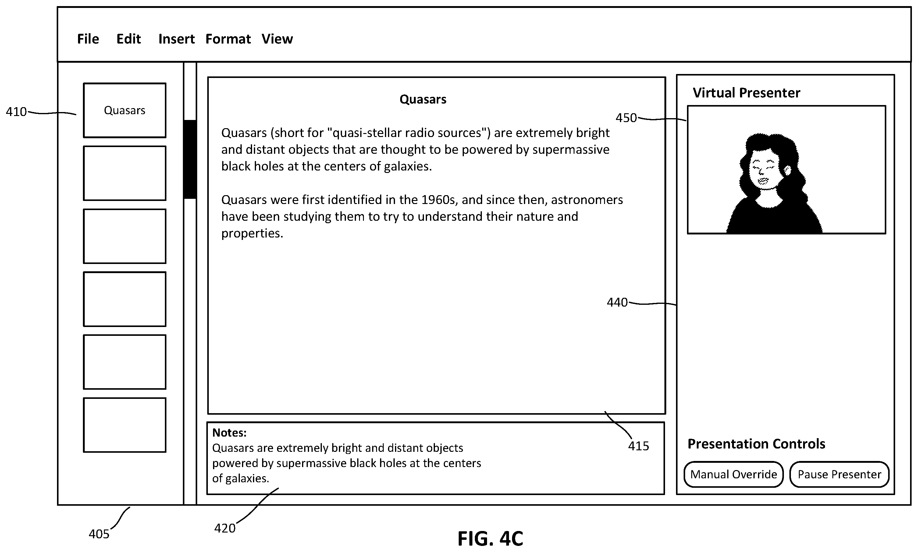 Patent US12367641 Figure 7 – Artificial intelligence driven presenter