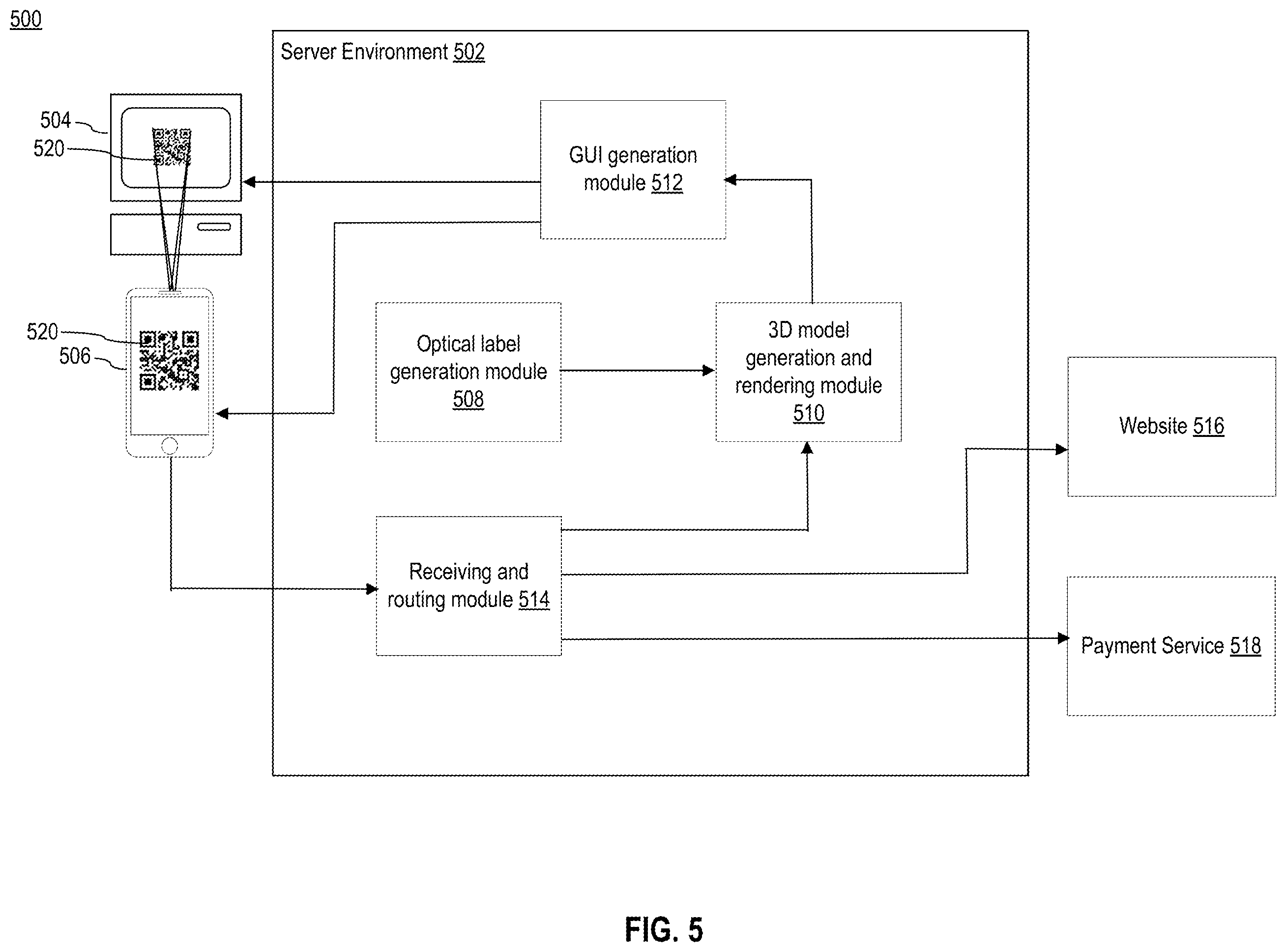 Patent US12367642 Figure 6 – Using optical labels in a virtual environment