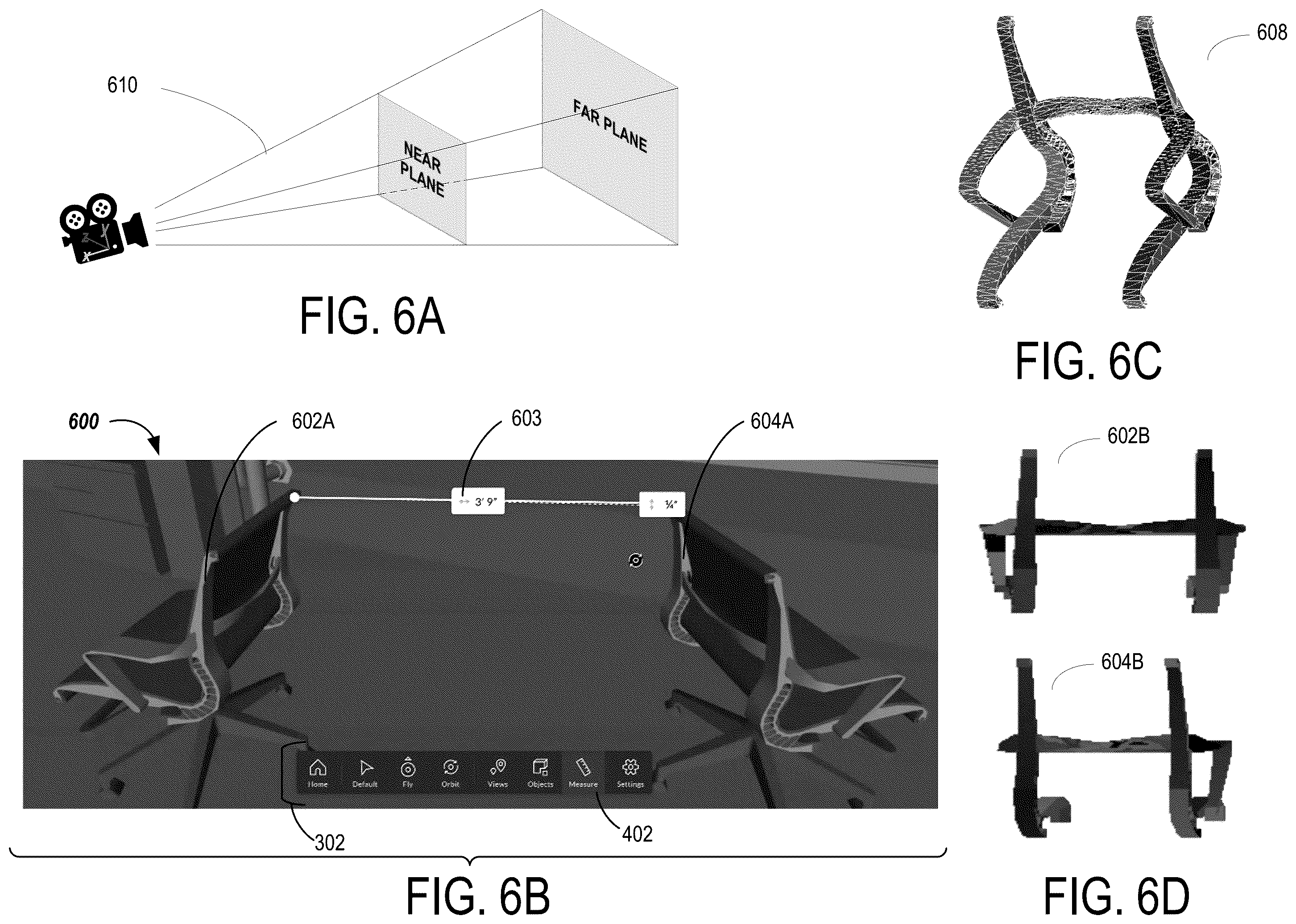 Patent US12367644 Figure 8 – Optimizing distance calculations for objects in three-dimensional views