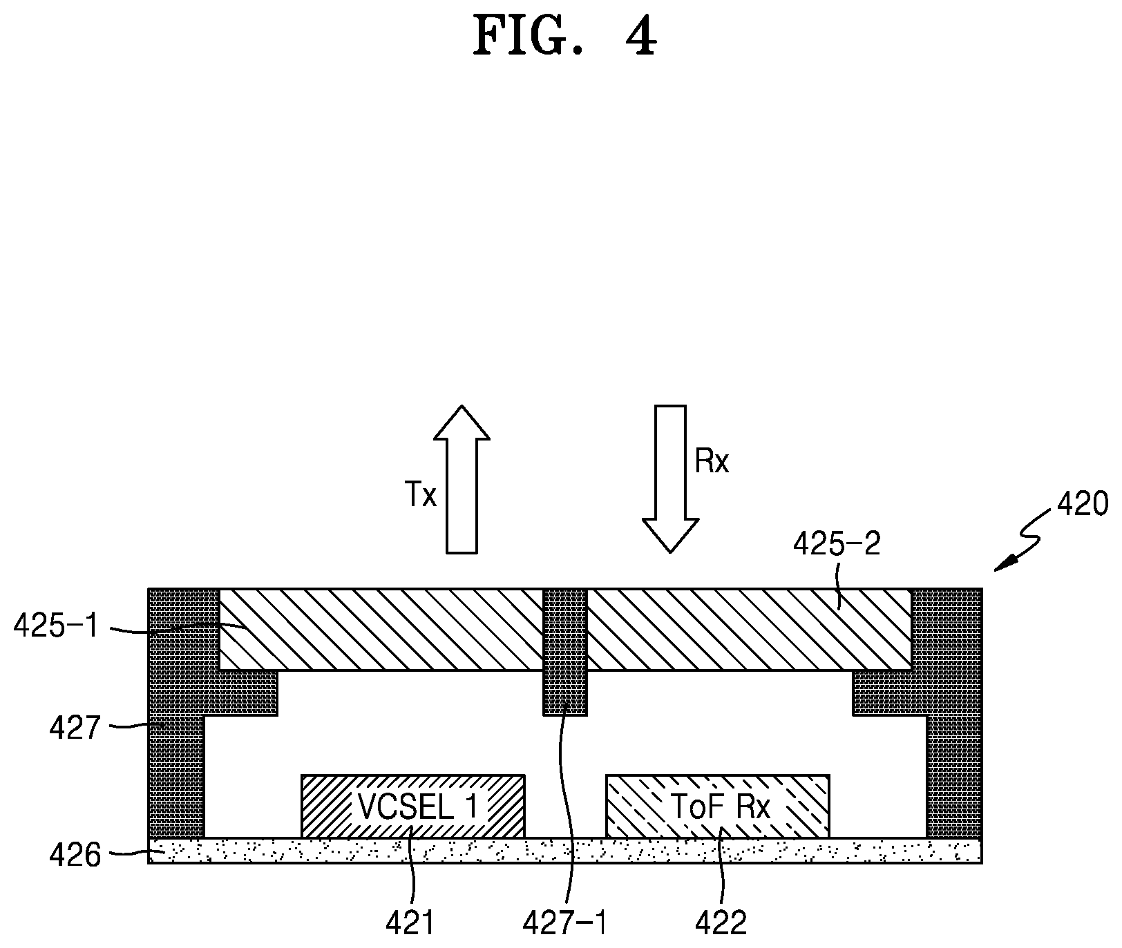 Patent US12367646 Figure 4 – Augmented reality device and method for obtaining depth map by using depth sensor