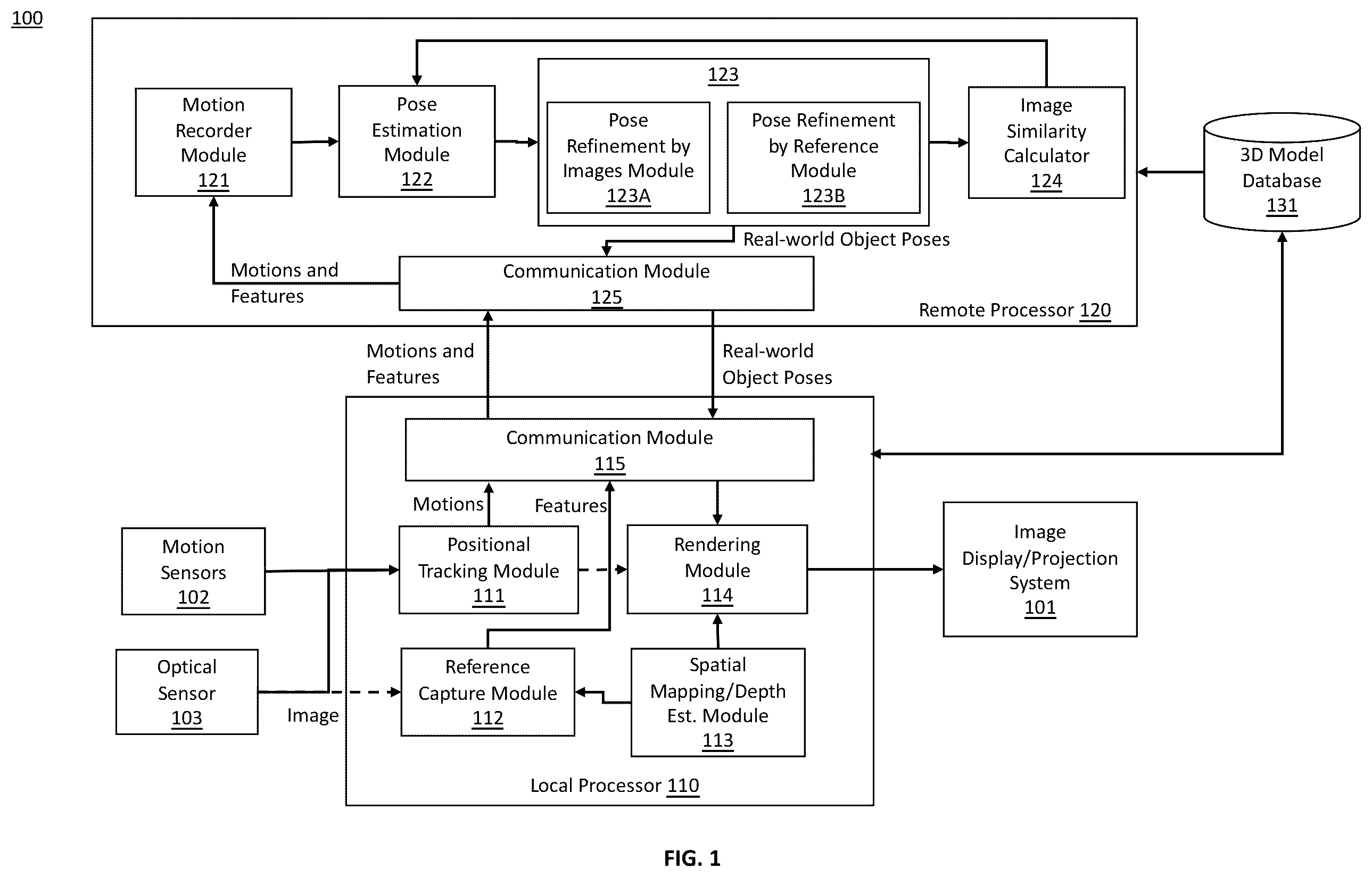 Patent US12367647 — Apparatus and method for aligning virtual objects in augmented reality viewing environment — Figure 1