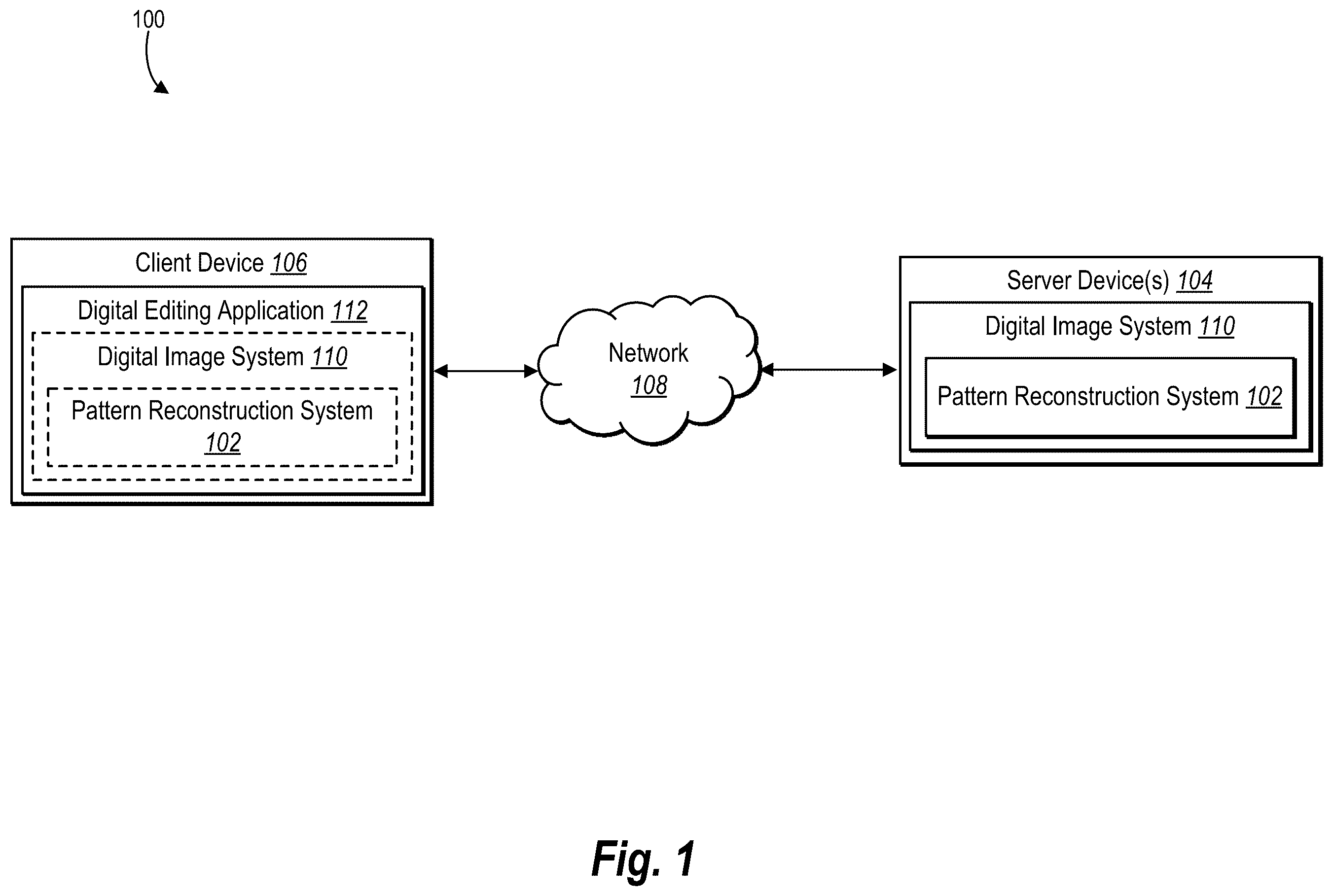 Patent US12367658 — Detecting and recovering patterns in digital raster images — Figure 1