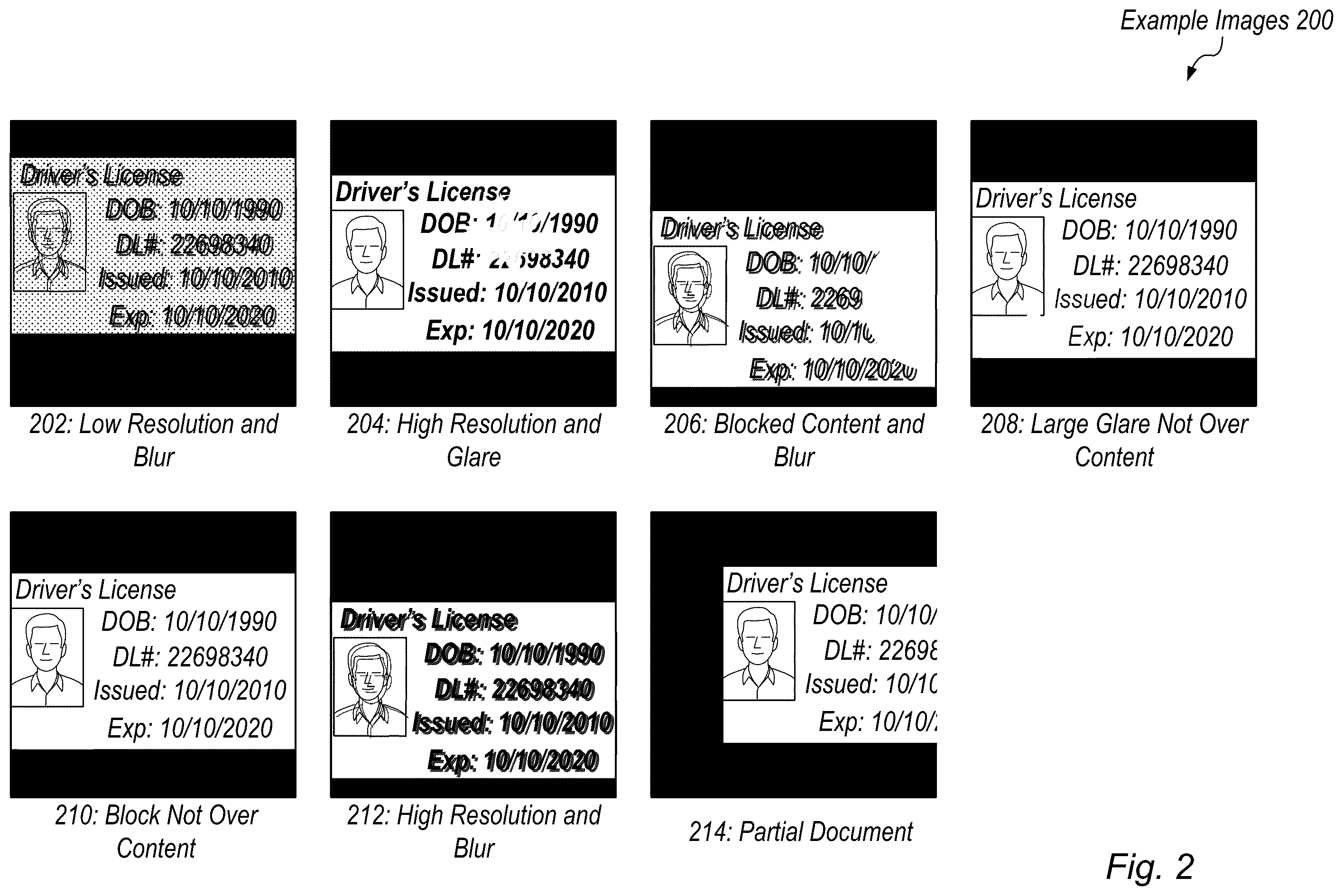 Patent US12367669 Figure 2 – Document image quality detection