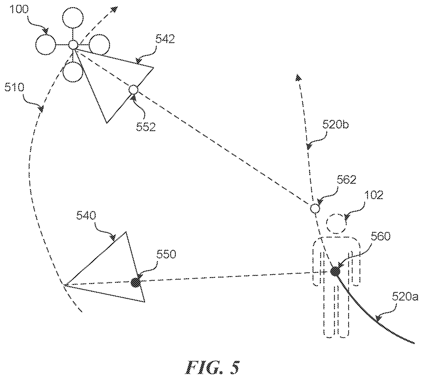 Patent US12367670 Figure 7 – Object tracking by an unmanned aerial vehicle using visual sensors