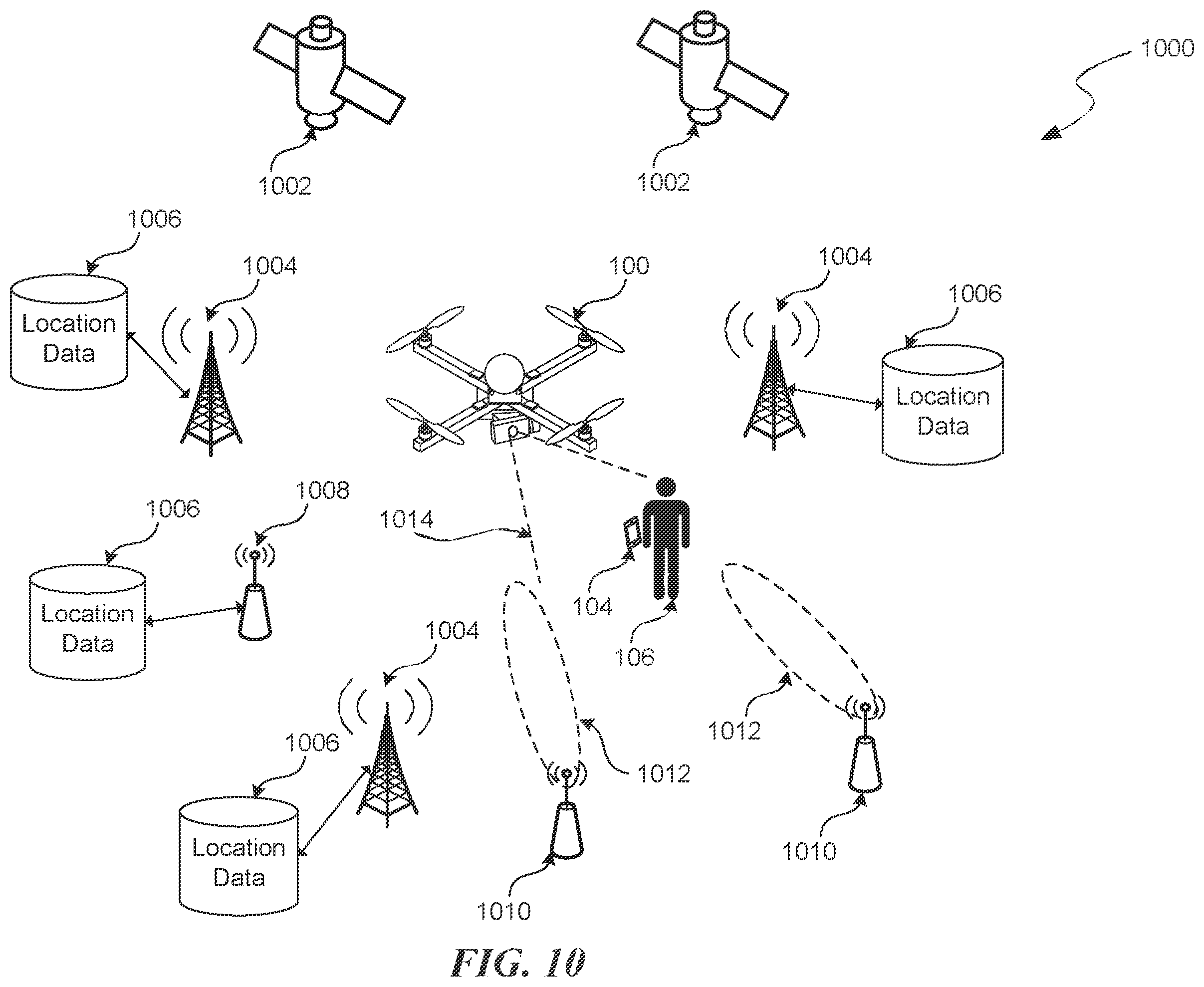 Patent US12367670 Figure 12 – Object tracking by an unmanned aerial vehicle using visual sensors