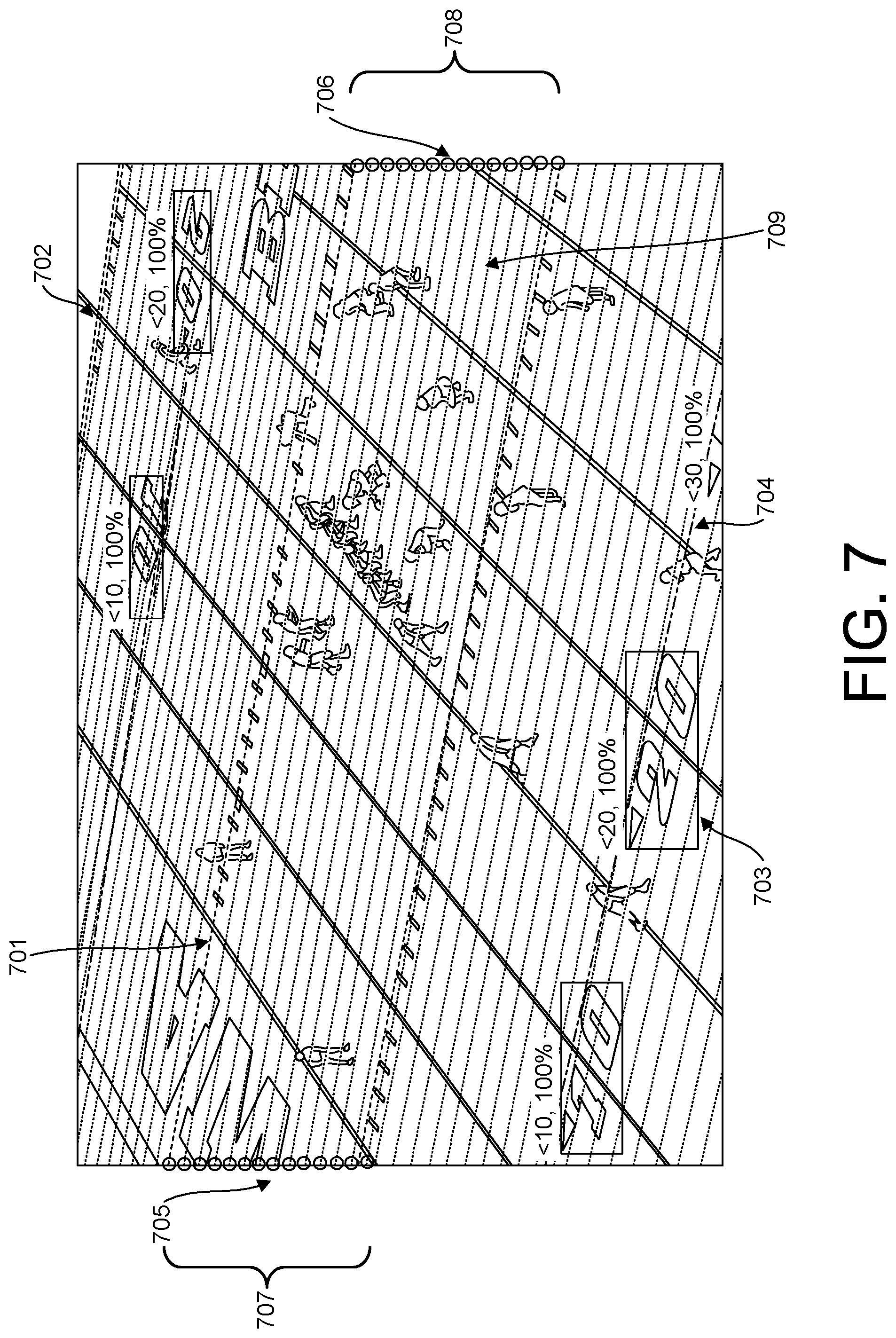 Patent US12367676 Figure 7 – System and method for geolocating players on the field of play within video of American football