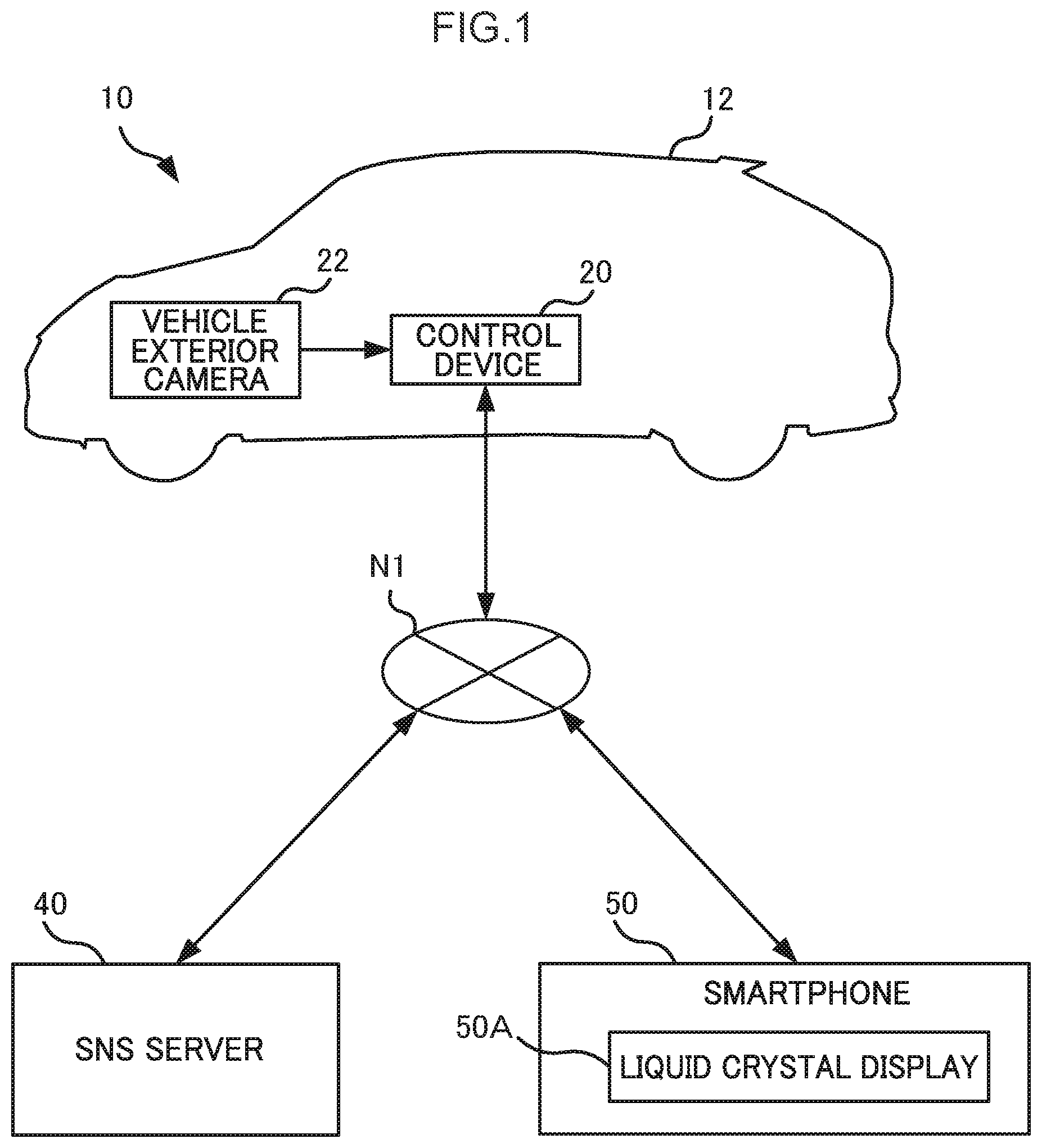 Patent US12367678 Figure 1 – Image extraction device, vehicle, image extraction system, image extraction method, and storage medium storing image extraction program