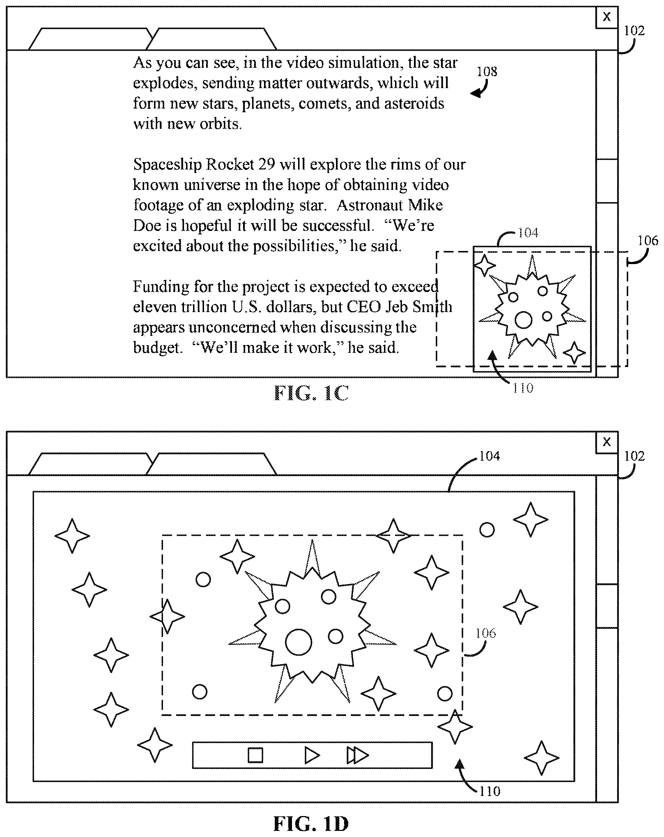 Patent US12367679 Figure 2 – Methods, systems, and media for adaptive presentation of a video content item based on an area of interest
