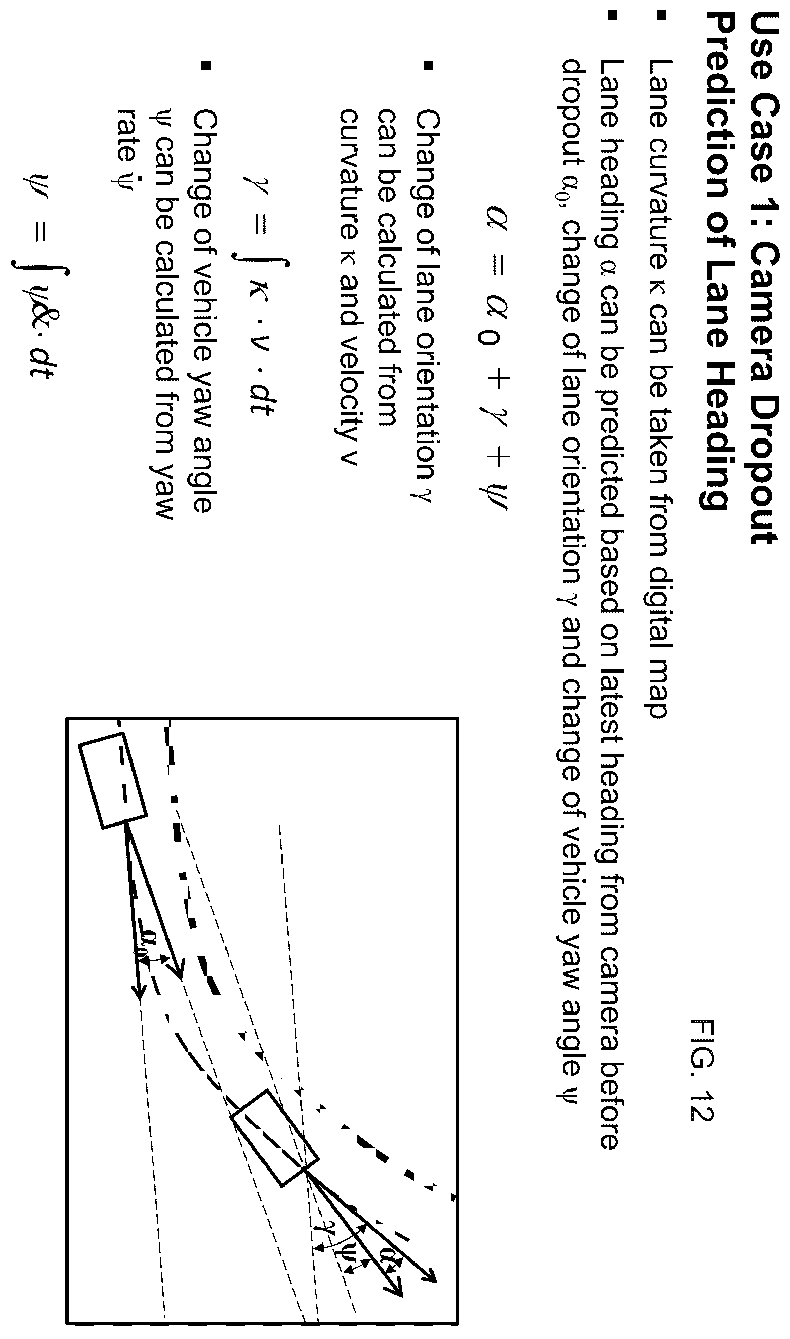Patent US12367687 Figure 12 – Vehicular lane keeping system