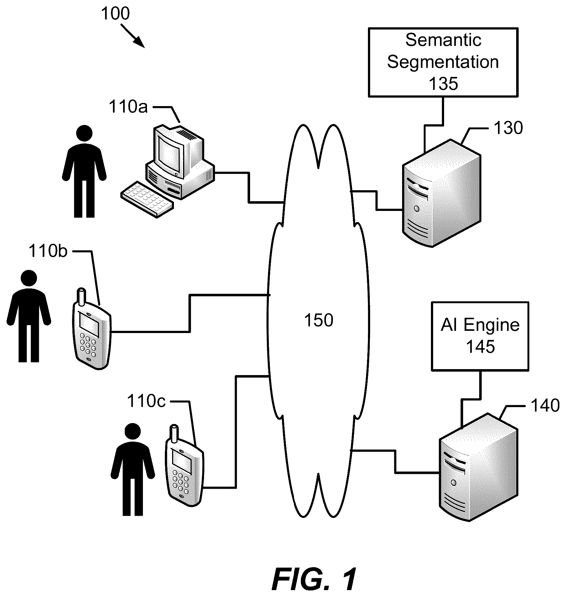 Patent US12367694 Figure 1 – Methods and systems for semantically segmenting a source text image based on a text area threshold determination