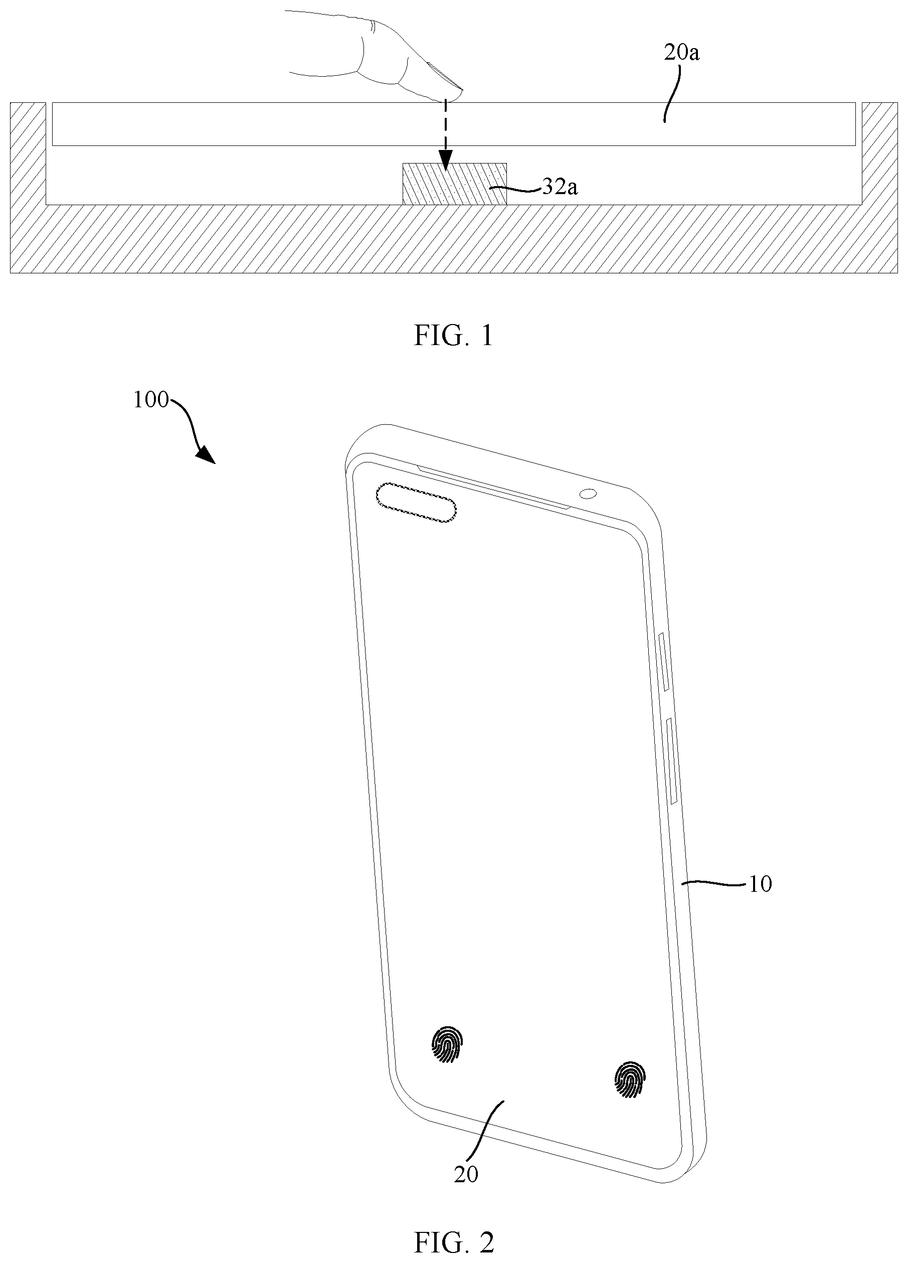 Patent US12367701 Figure 1 – Electronic device