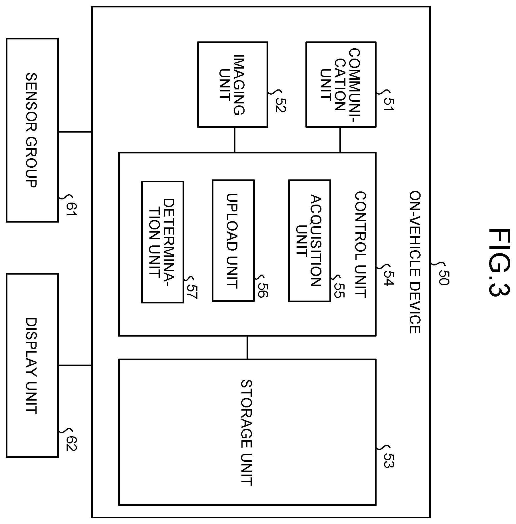 Patent US12367717 Figure 2 – On-vehicle device, management system, and upload method