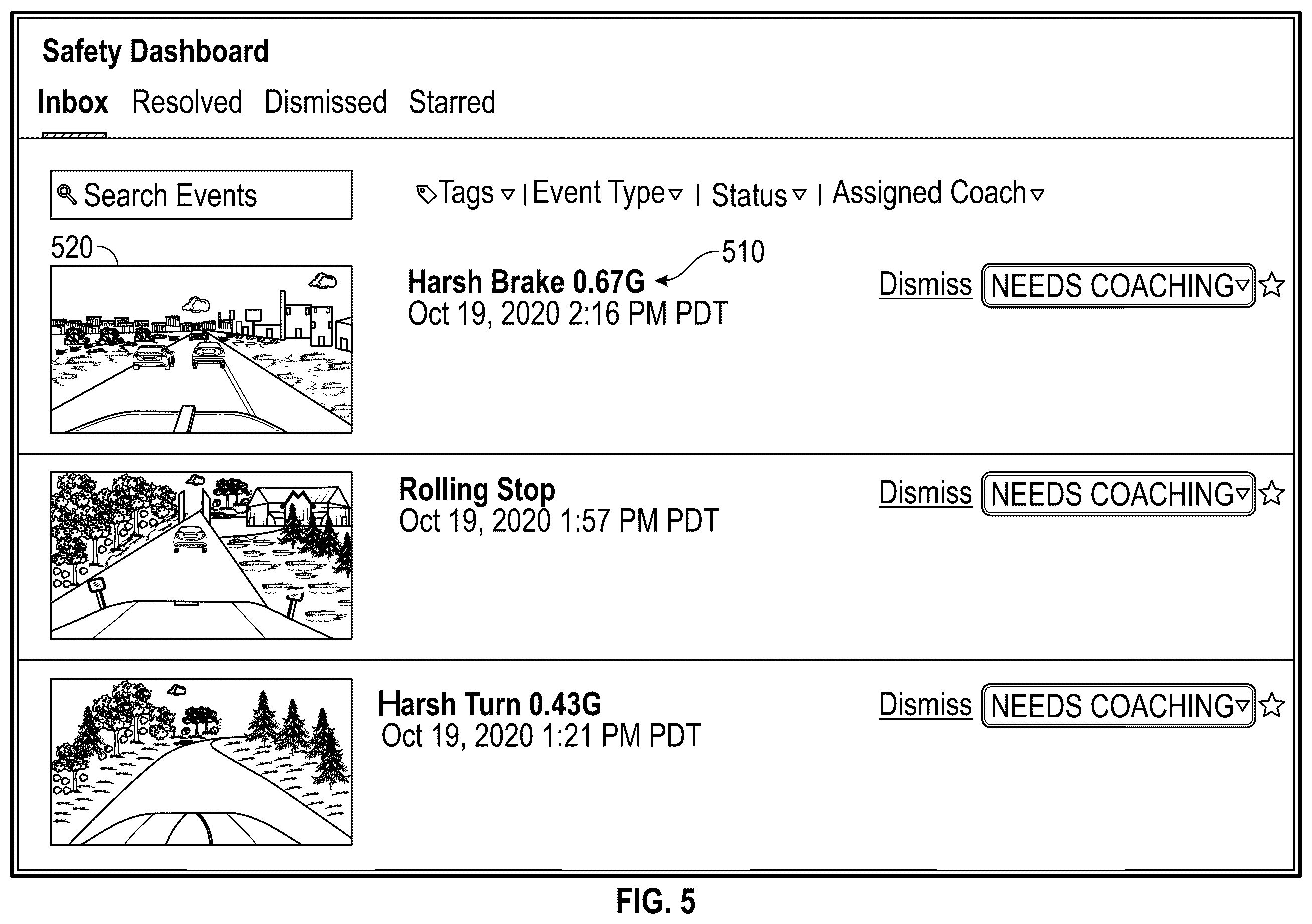 Patent US12367718 Figure 6 – Dynamic delivery of vehicle event data