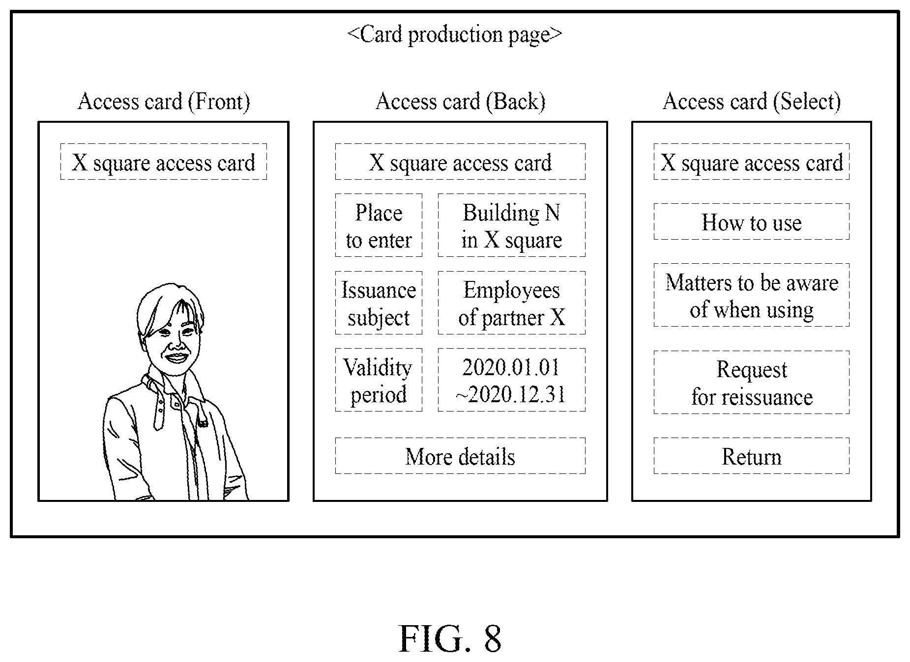 Patent US12367724 Figure 7 – Access card processing method and apparatus for performing said method