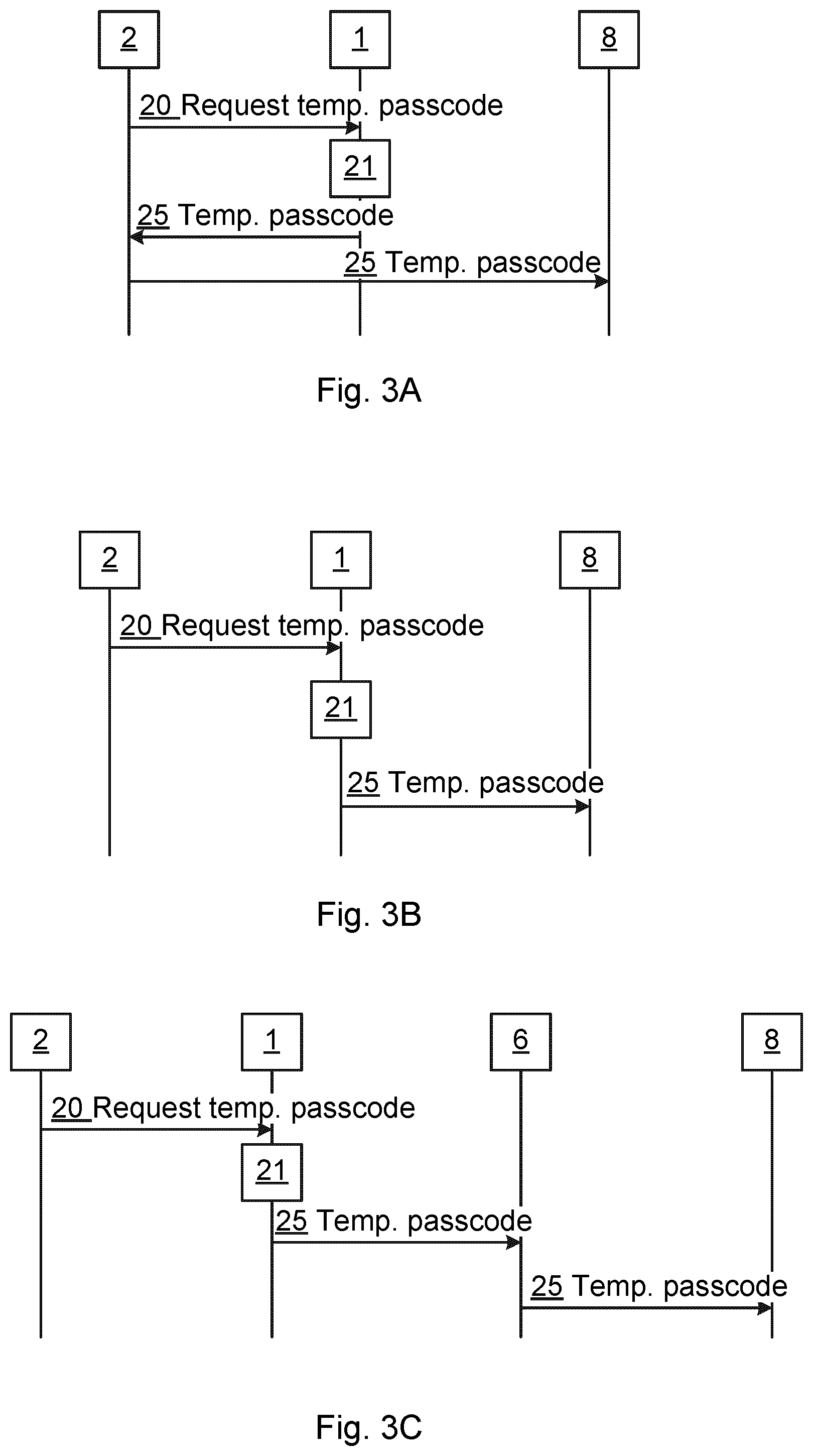 Patent US12367727 Figure 2 – Enabling access using a temporary passcode