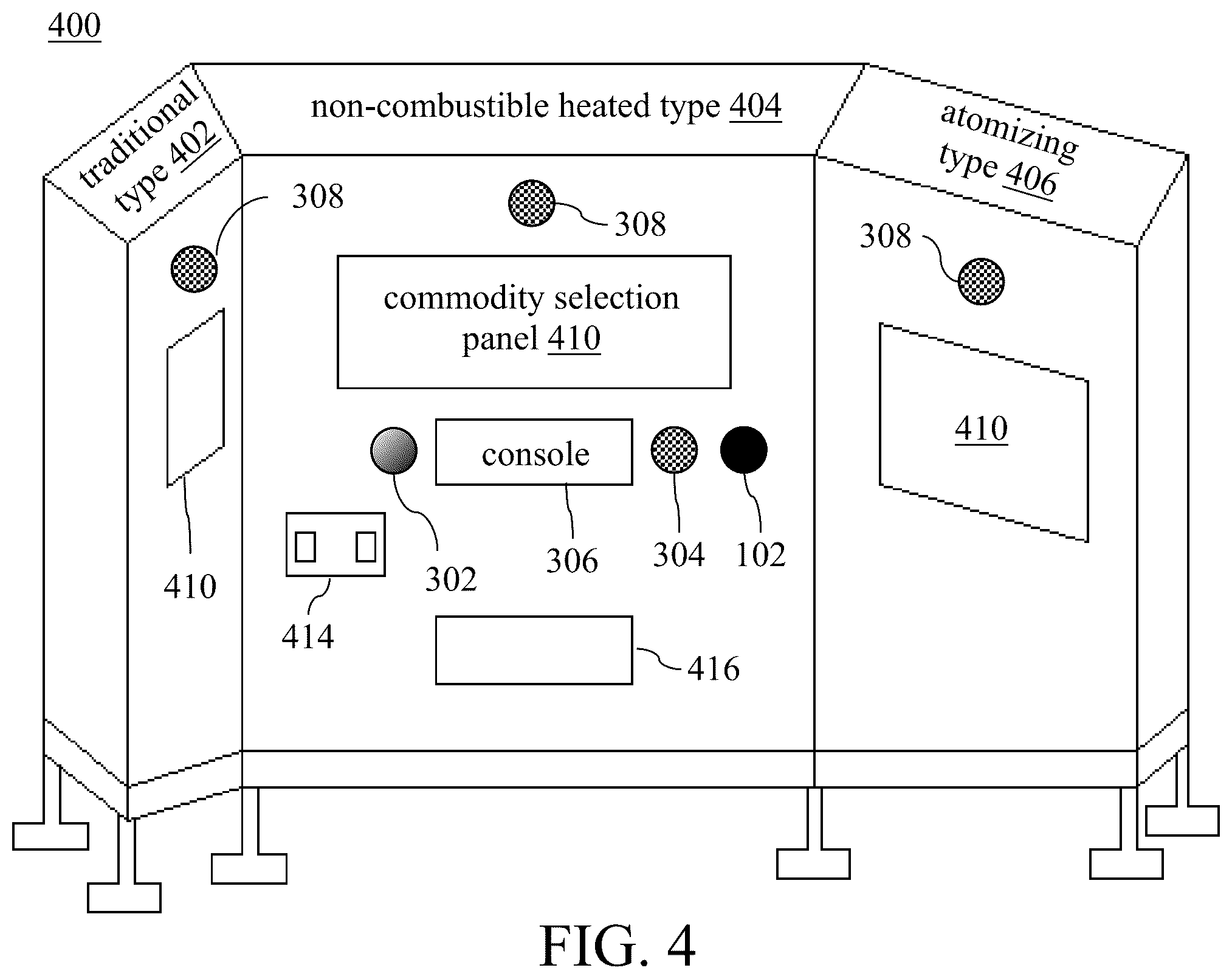 Patent US12367730 Figure 4 – Vending machine and vending method for selling restricted commodities based on user identities