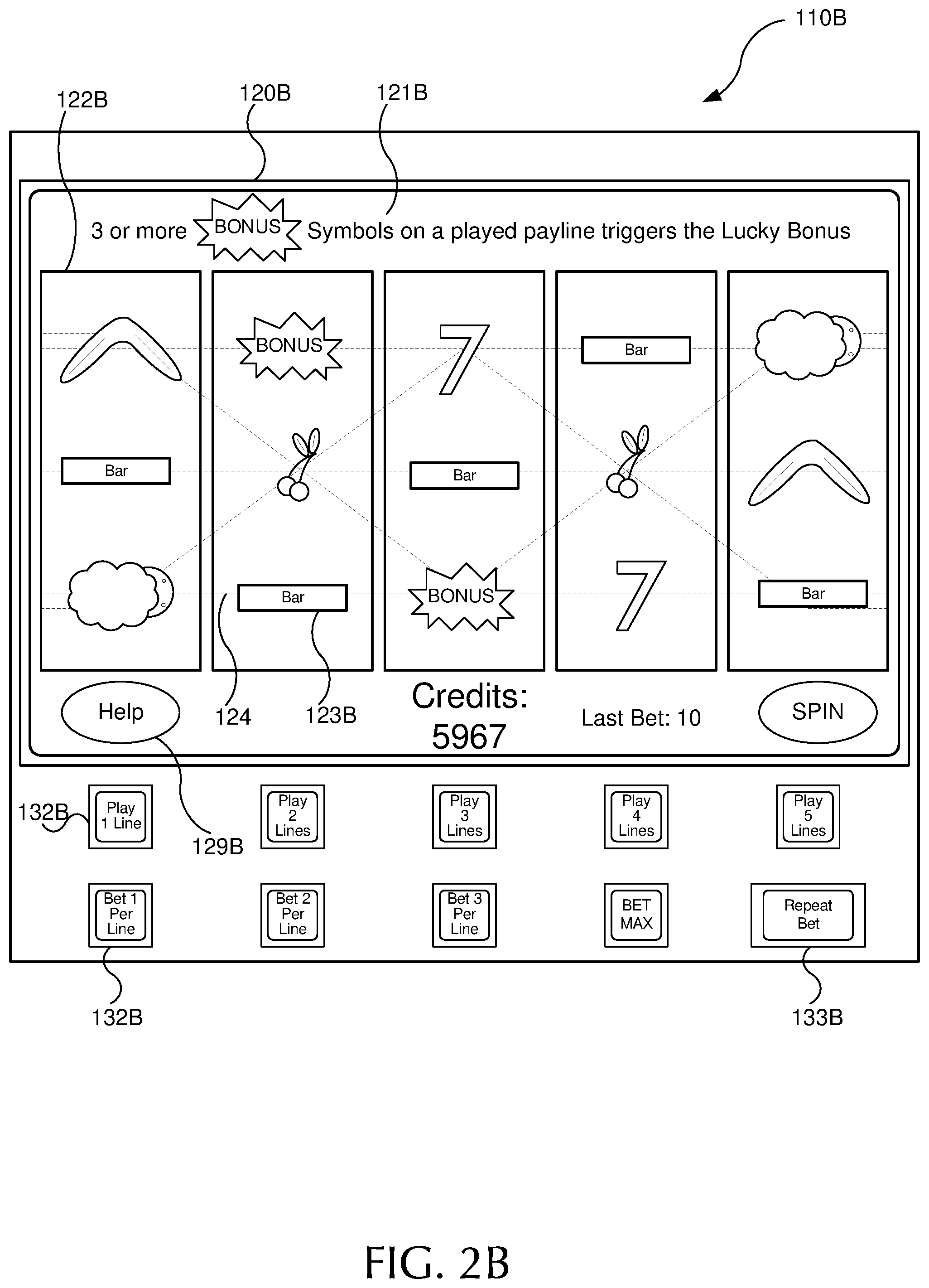 Patent US12367734 Figure 4 – System for generating game outcomes on a gaming device