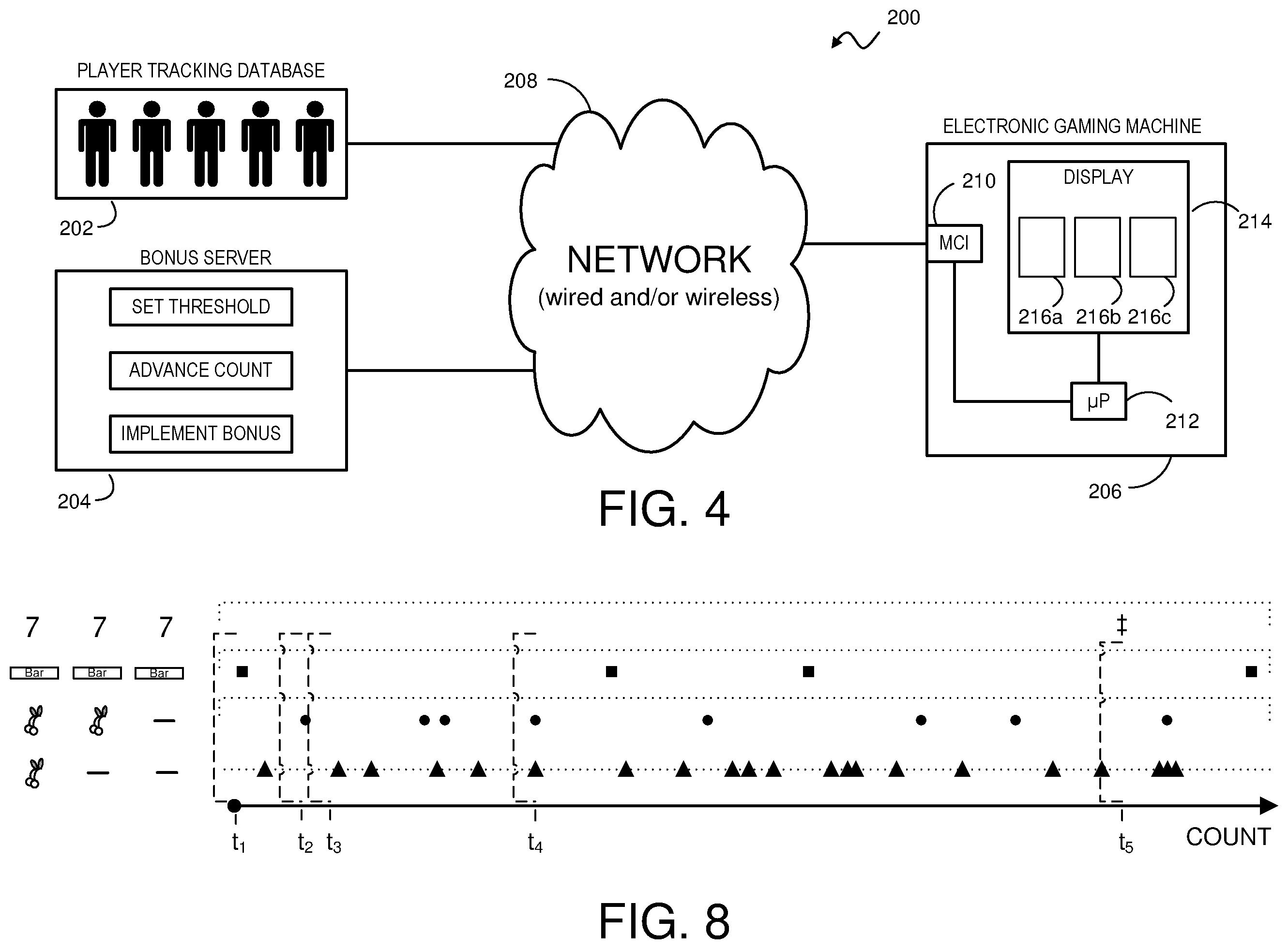 Patent US12367734 Figure 7 – System for generating game outcomes on a gaming device