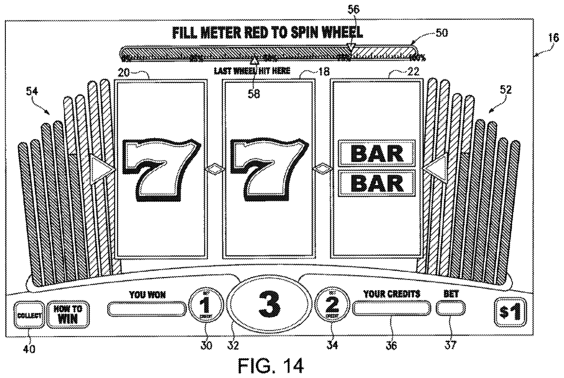 Patent US12367734 Figure 17 – System for generating game outcomes on a gaming device