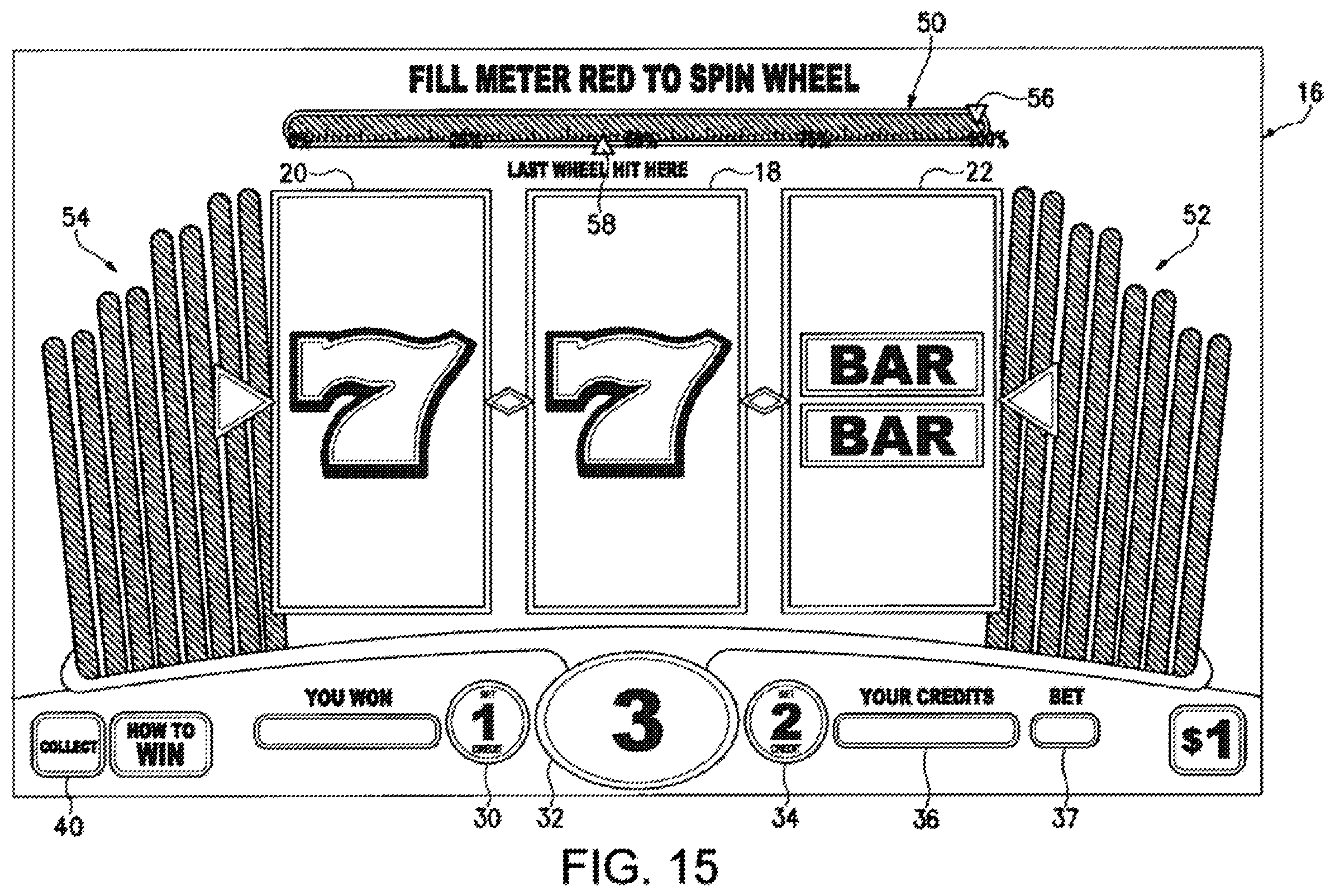 Patent US12367734 Figure 18 – System for generating game outcomes on a gaming device