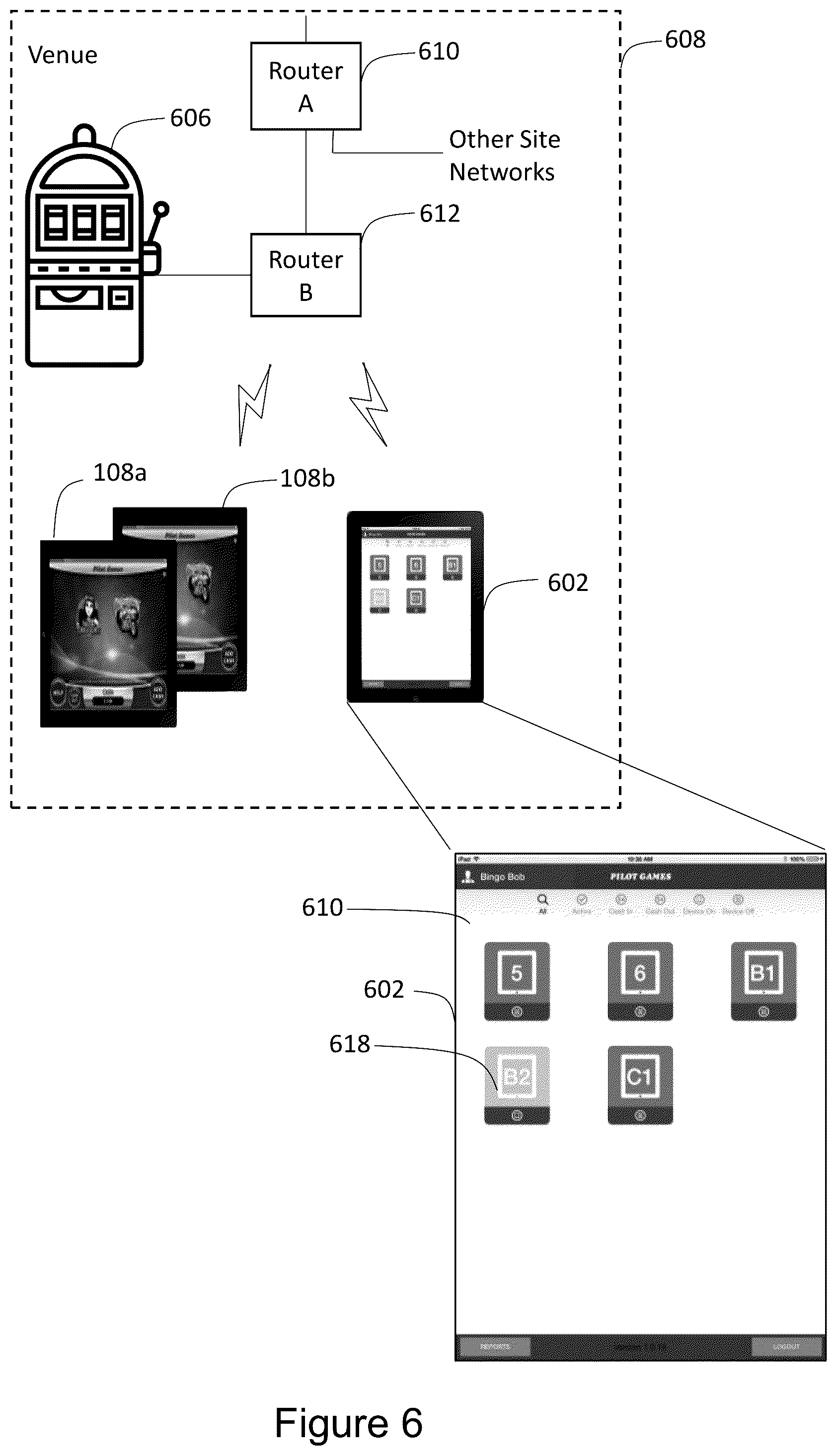 Patent US12367737 Figure 10 – Watermarking for electronic pull-tab gaming