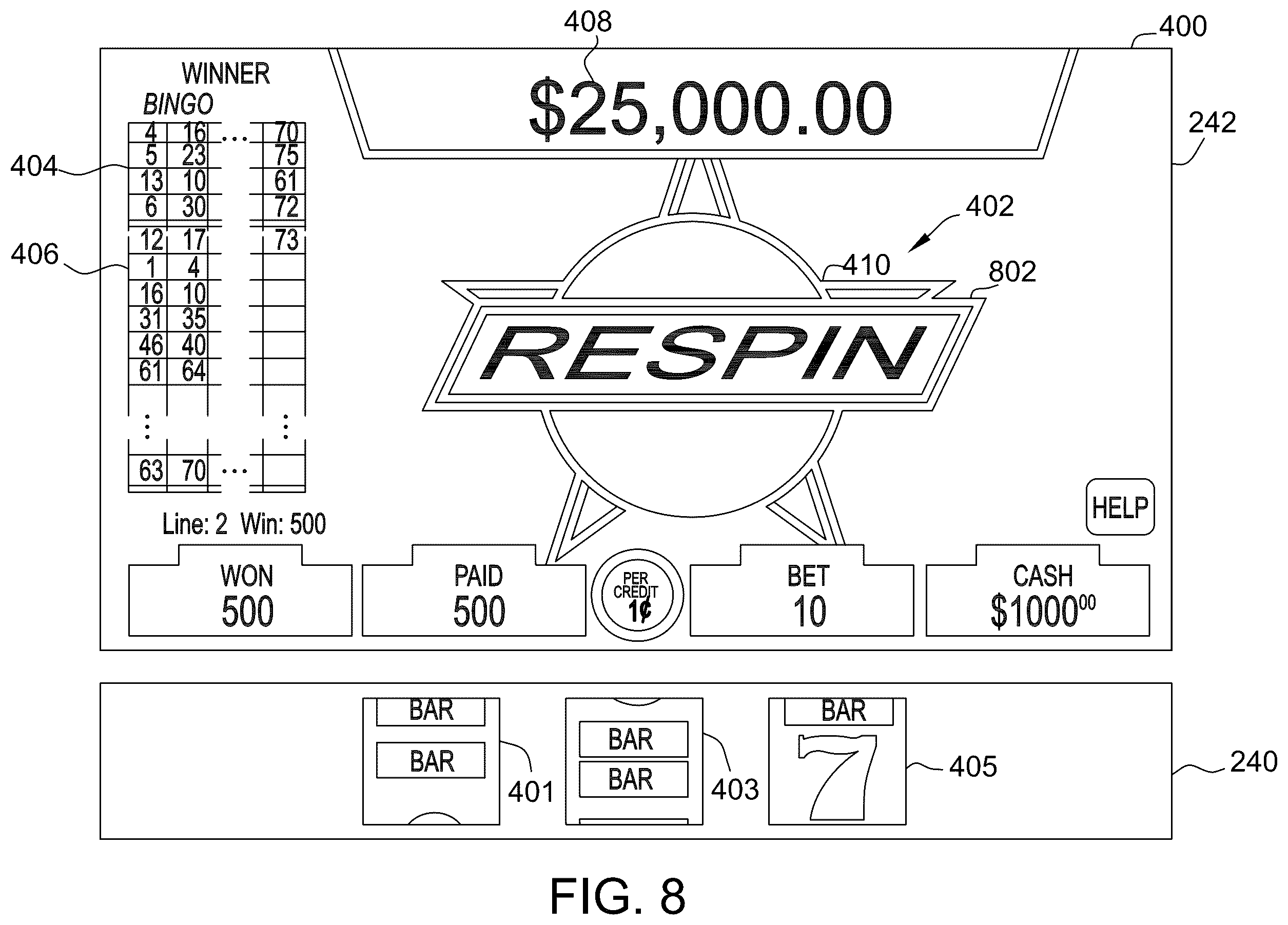 Patent US12367742 Figure 10 – Systems and methods for a free spin count-up and subsequent count-down