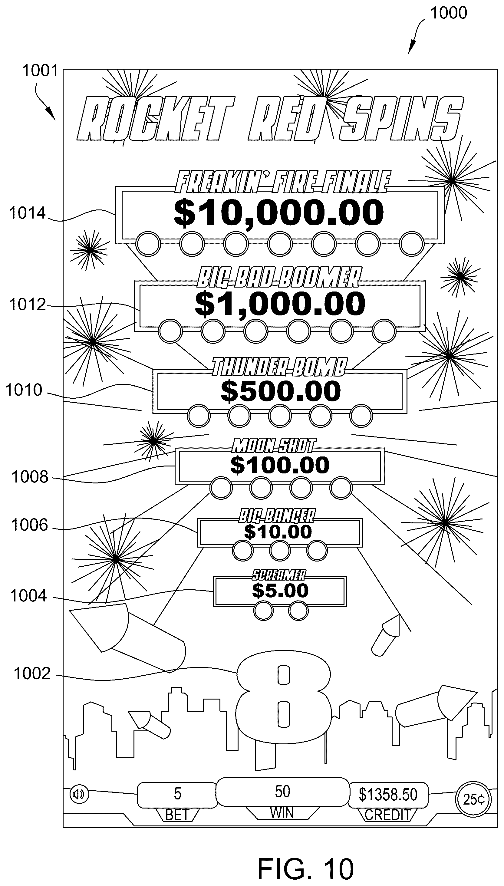 Patent US12367742 Figure 12 – Systems and methods for a free spin count-up and subsequent count-down