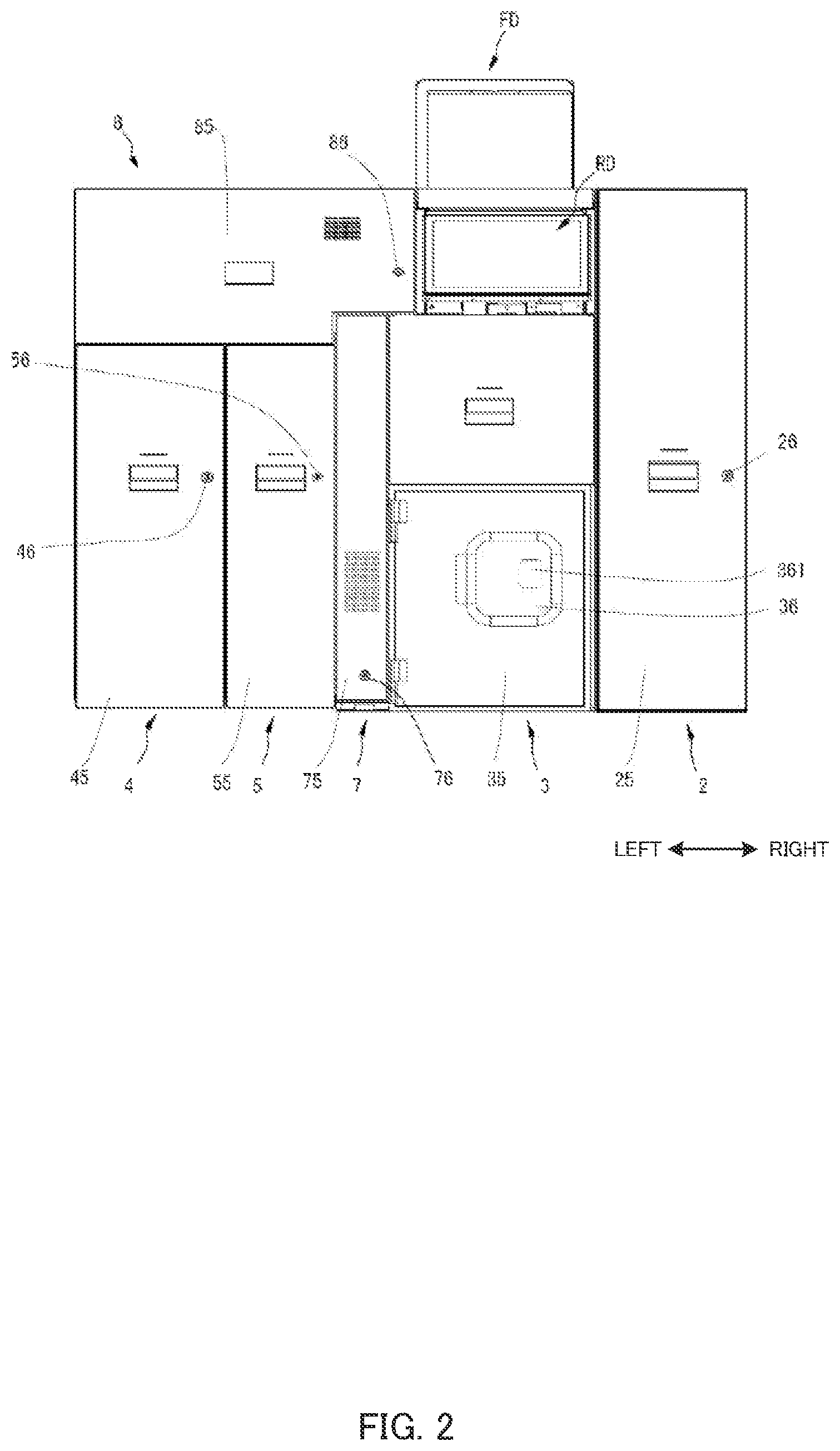 Patent US12367743 Figure 2 – Valuable medium processing apparatus and valuable medium processing method