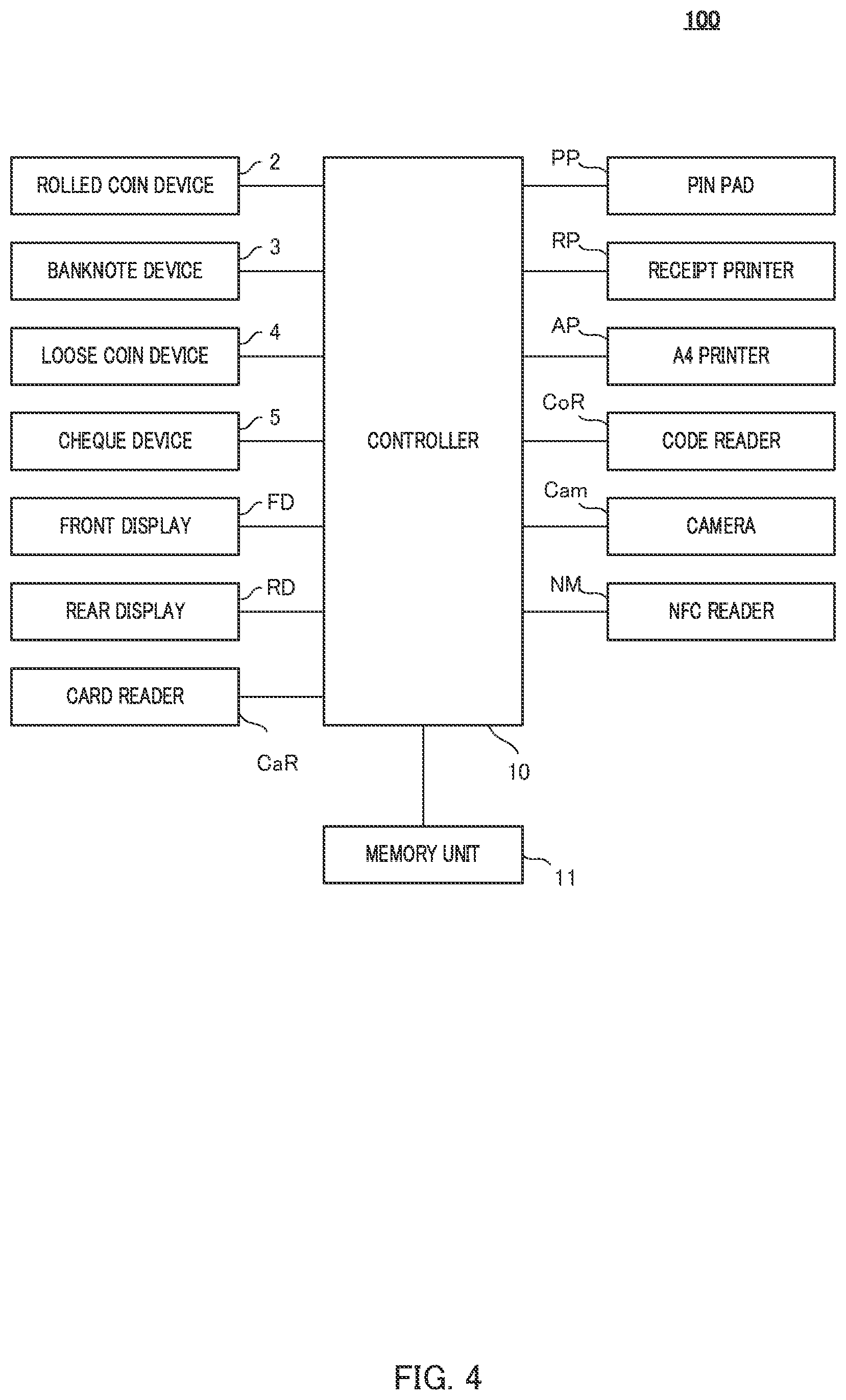 Patent US12367743 Figure 4 – Valuable medium processing apparatus and valuable medium processing method