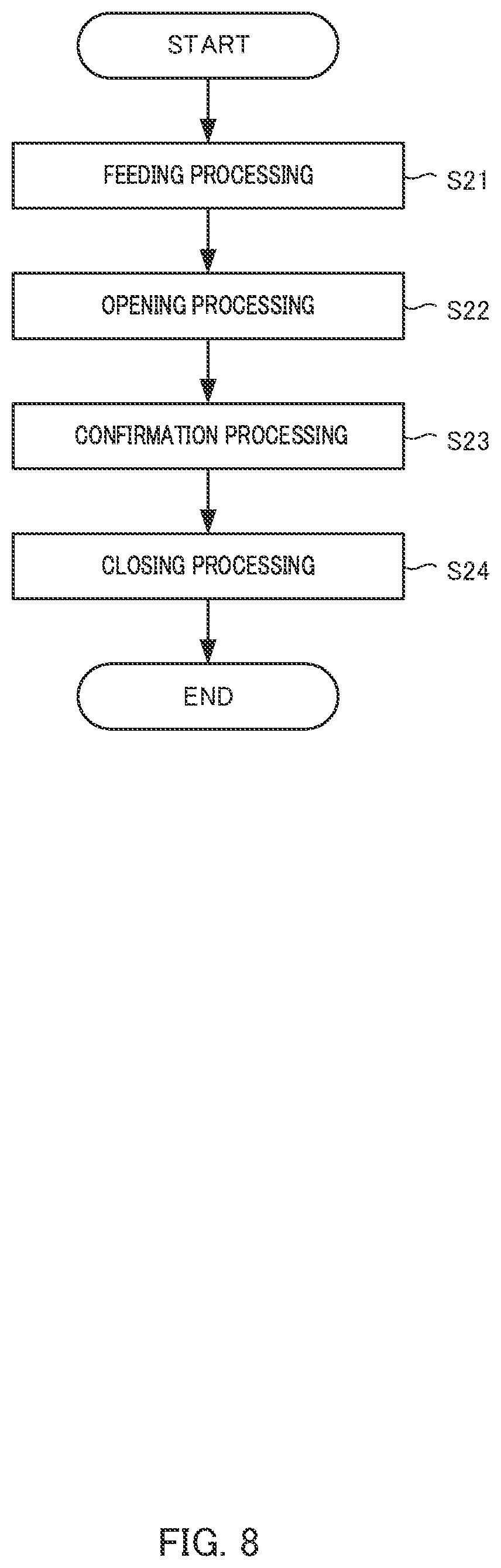 Patent US12367743 Figure 8 – Valuable medium processing apparatus and valuable medium processing method