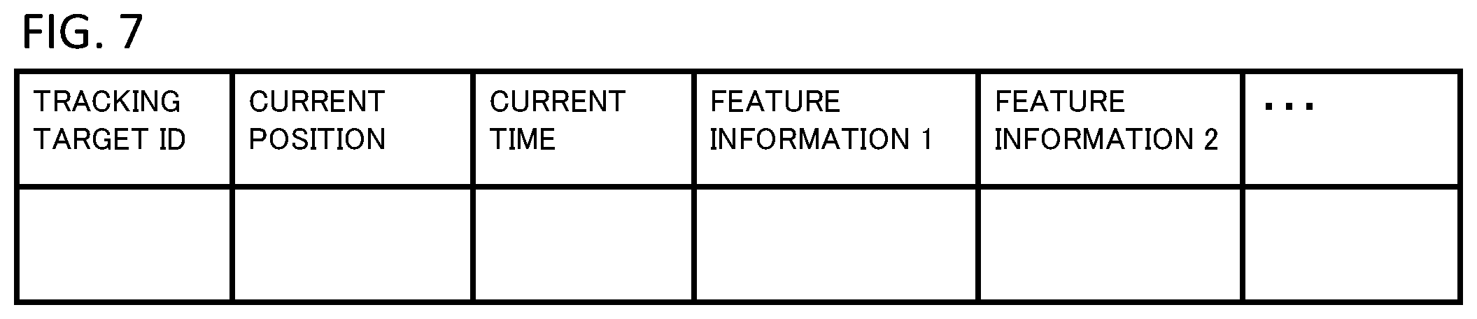 Patent US12367747 Figure 7 – Tracking support apparatus, terminal, tracking support system, tracking support method and program