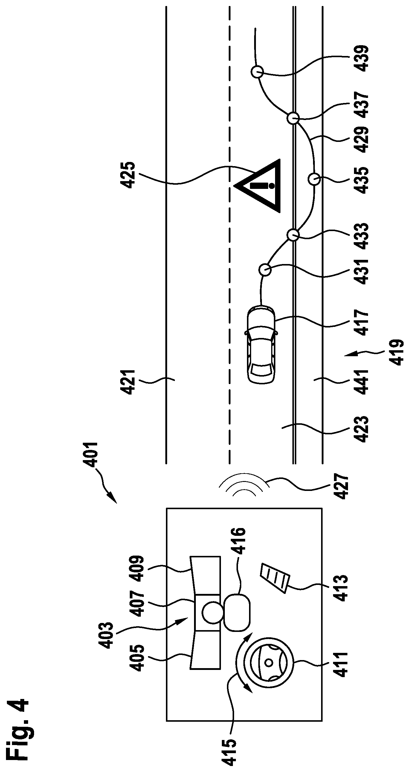 Patent US12367760 Figure 2 – Method for communicating between a motor vehicle and an infrastructure