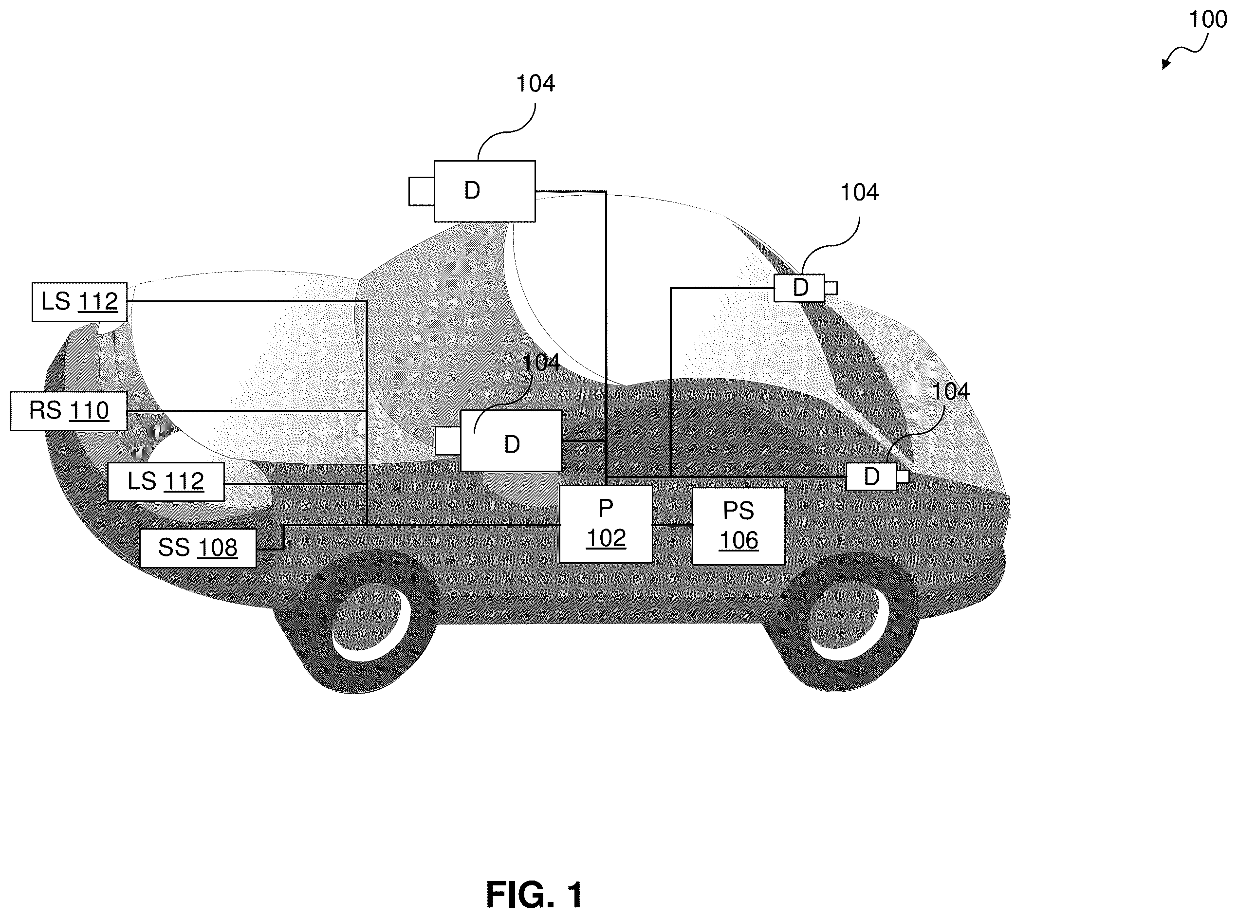Patent US12367761 Figure 1 – Driver scoring system and method with accident proneness filtering using alert clustering and safety-warning based road classification