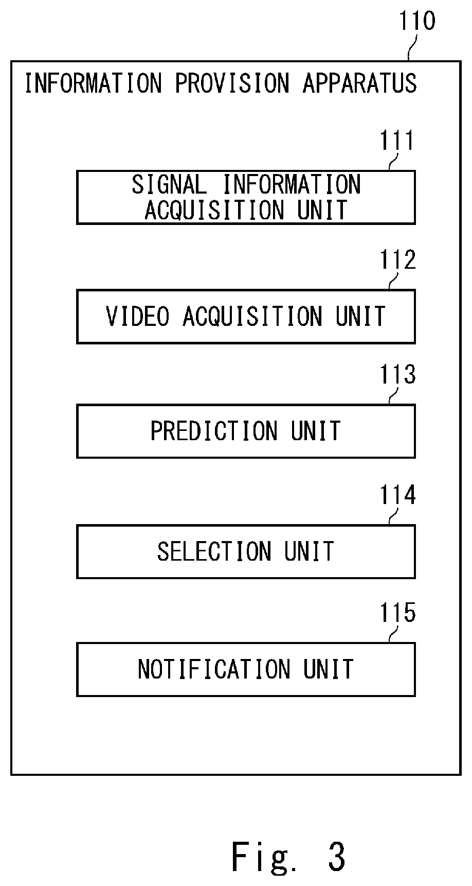 Patent US12367762 Figure 3 – Information provision apparatus, system, method and computer readable medium