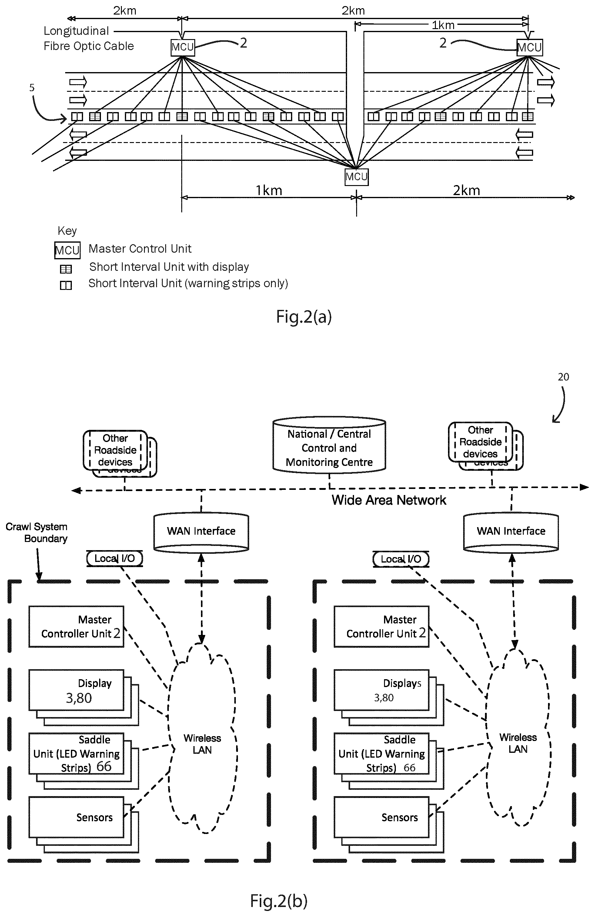 Patent US12367765 Figure 2 – Real time information system for road users
